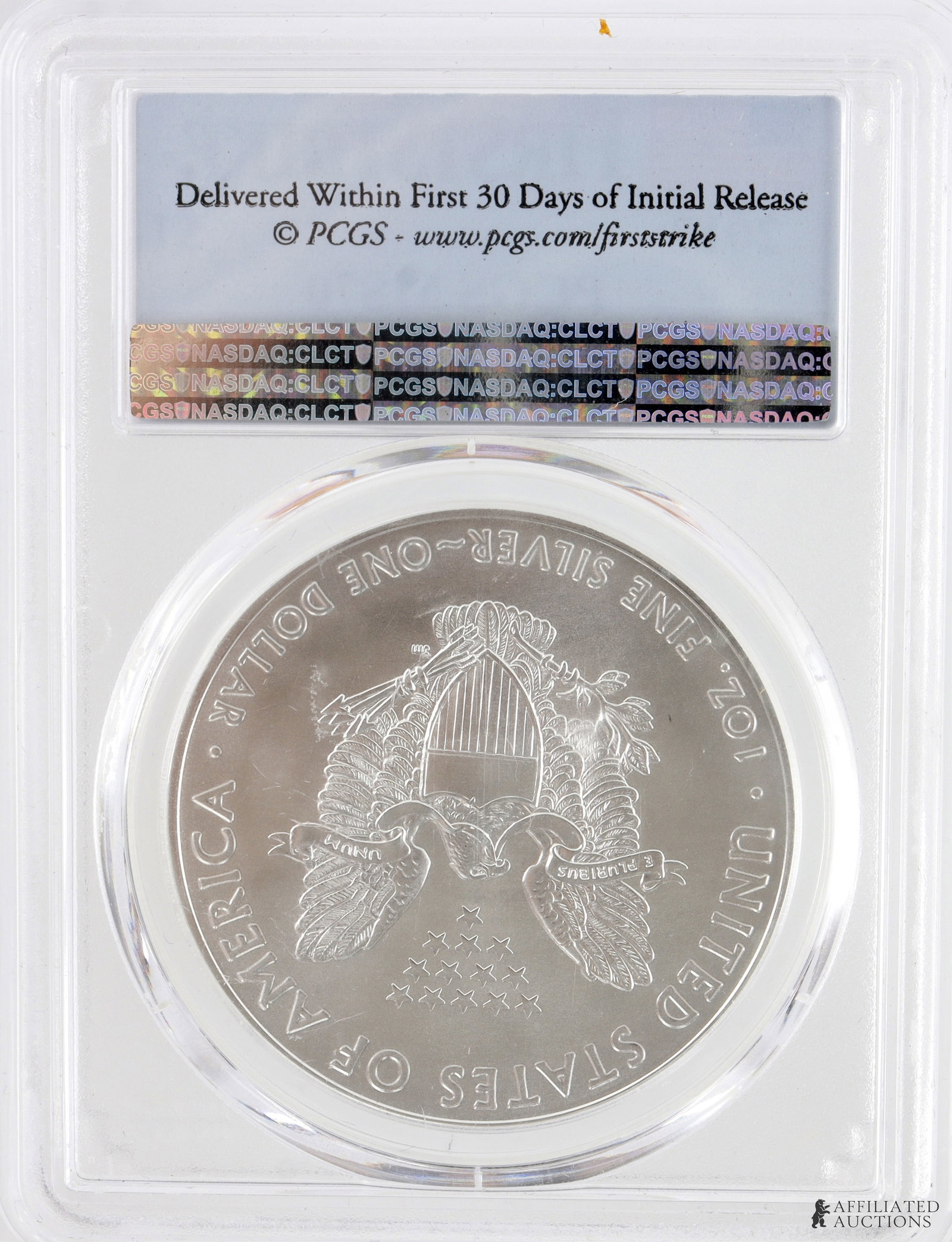 2017 PCGS MS70 .999 Silver Eagle First Strike Coin - 2