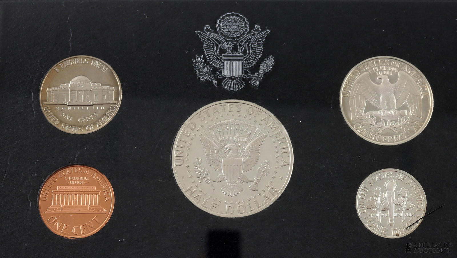 Five (5) 1995 US Silver Coin Proof Set In Box - 7