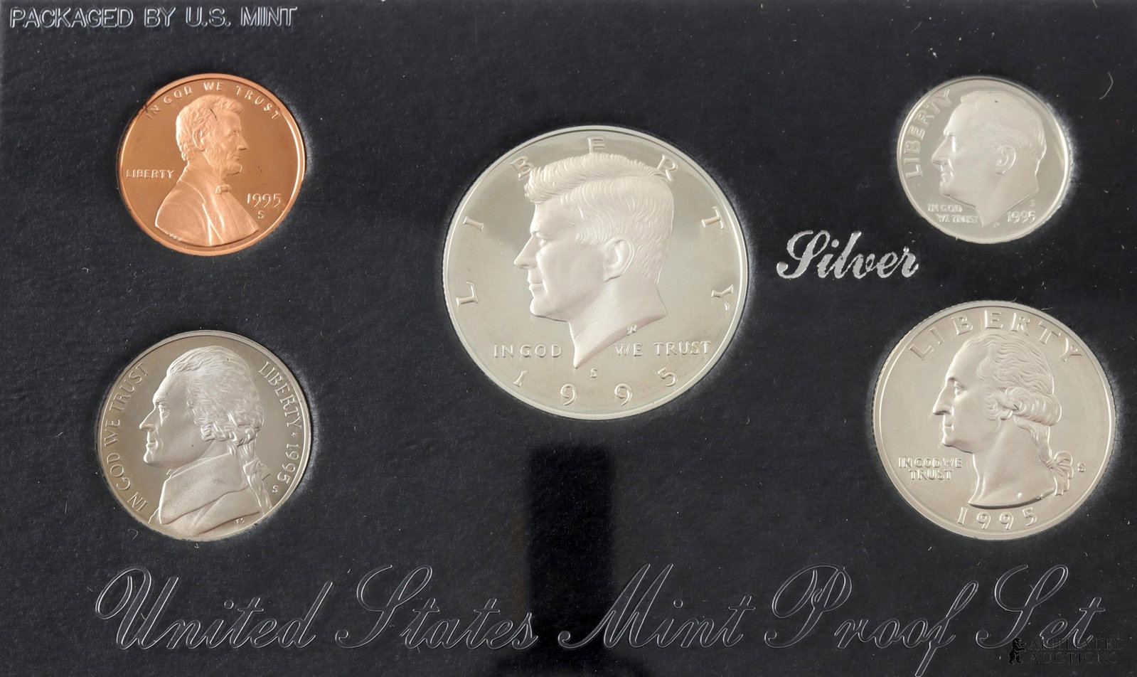 Three (3) 1995 - 97 US Silver Coin Proof Set - 2