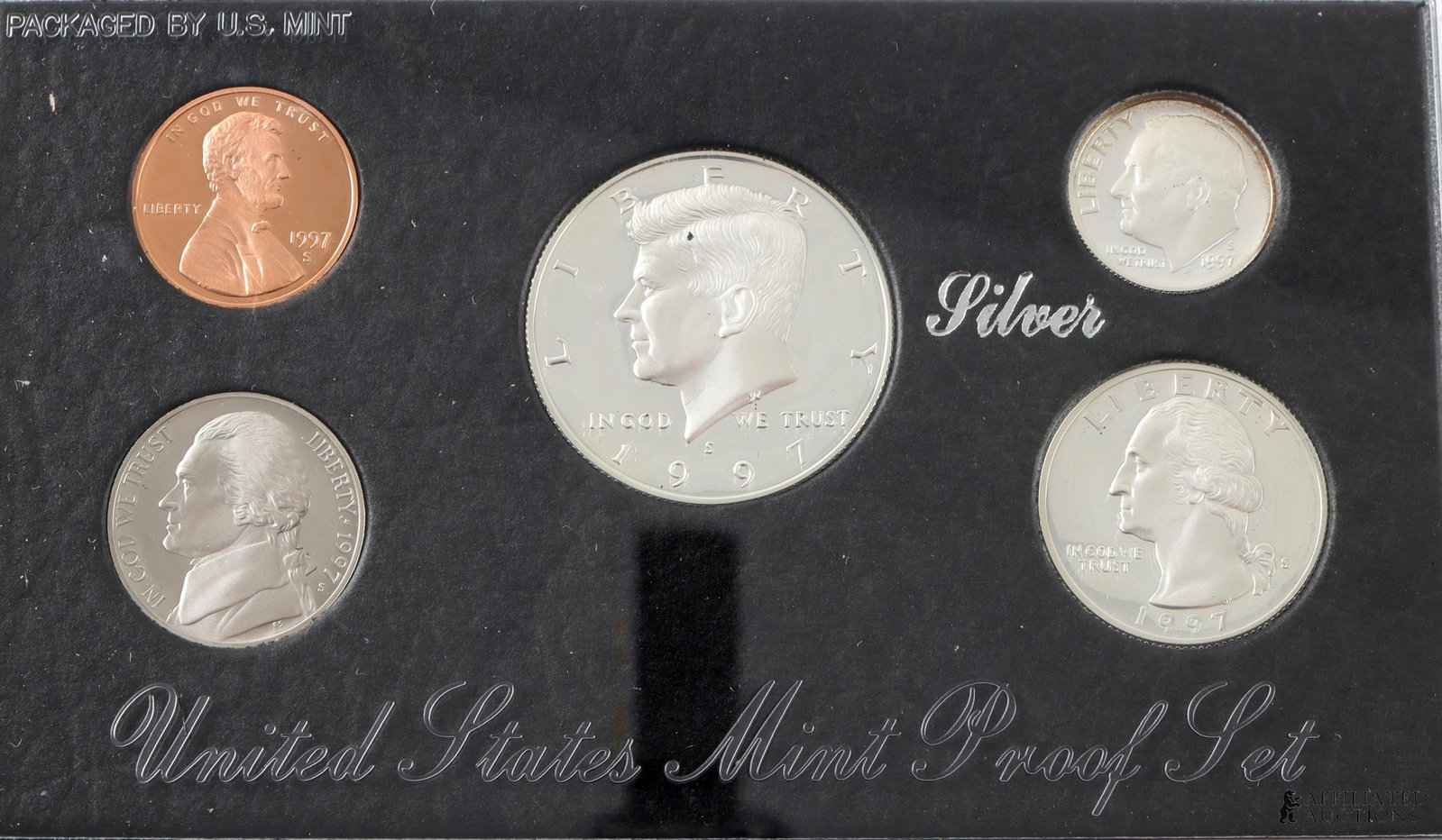 Three (3) 1995 - 97 US Silver Coin Proof Set - 3