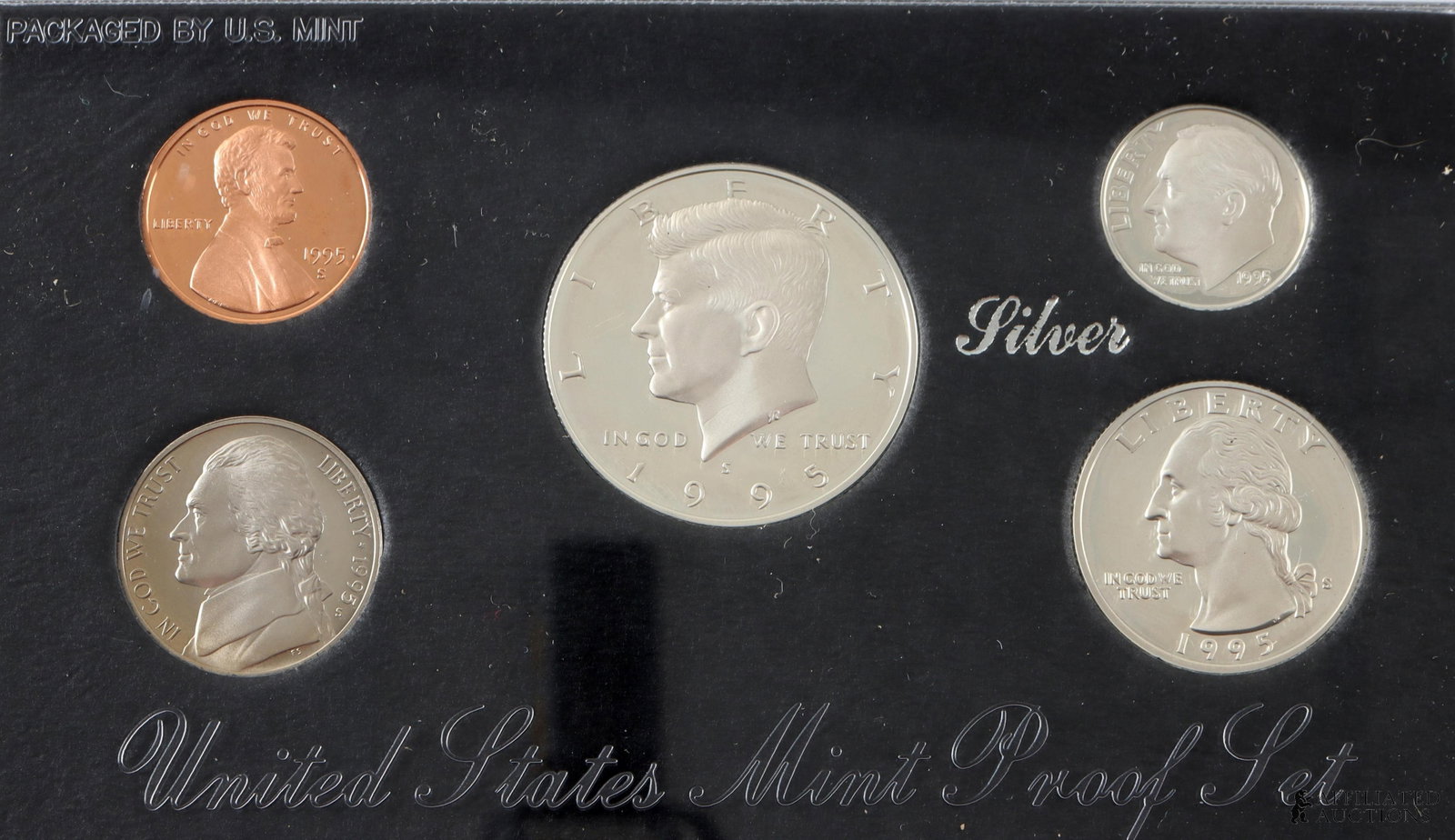 Three (3) 1995 - 97 US Silver Coin Proof Set - 2