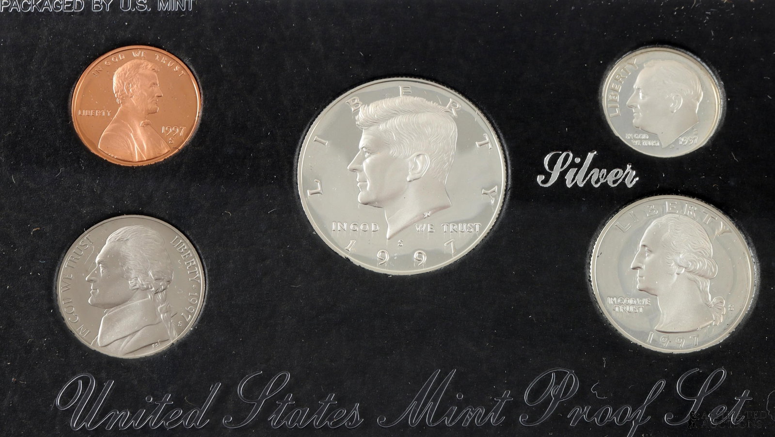 Three (3) 1995 - 97 US Silver Coin Proof Set - 4