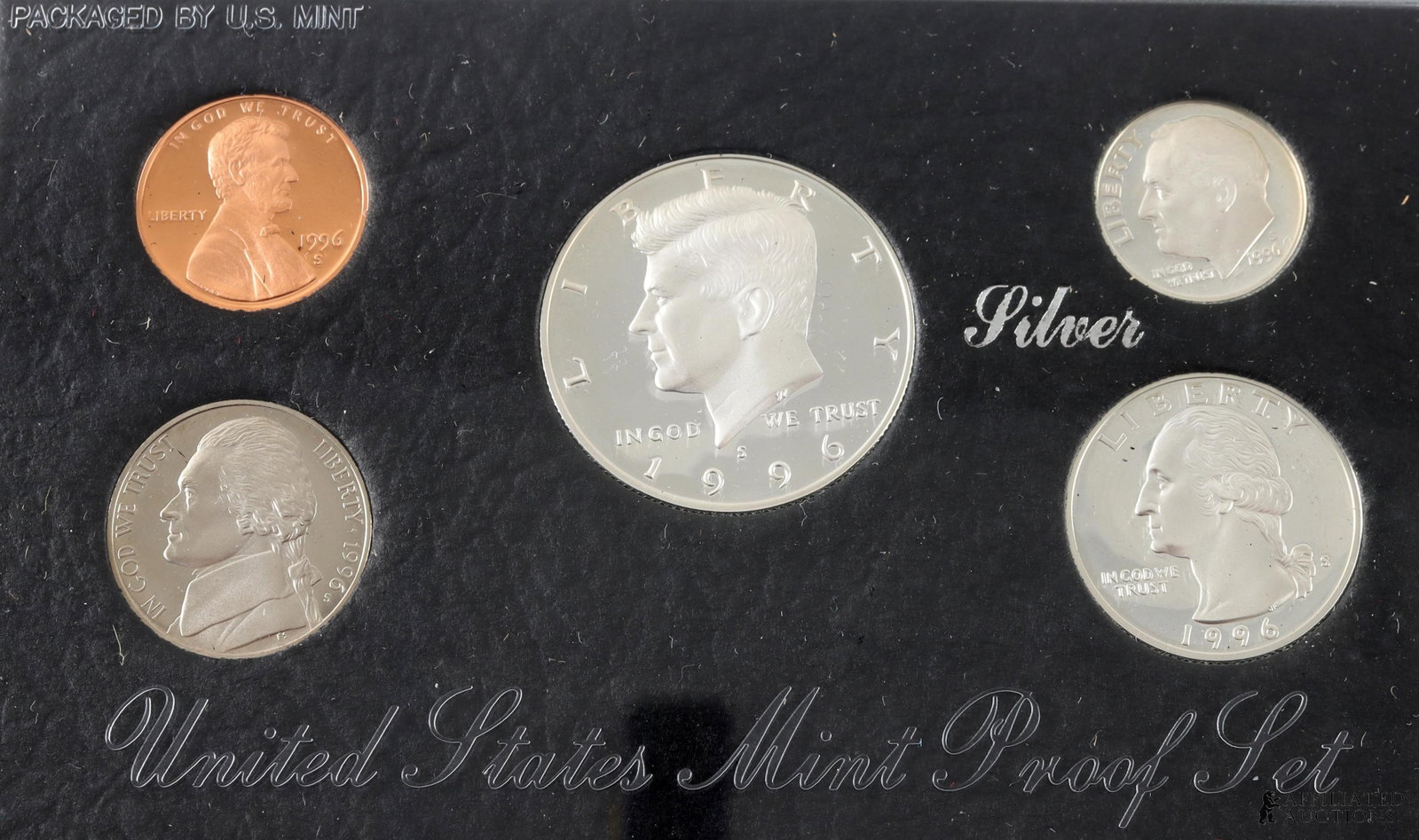 Three (3) 1995 - 97 US Silver Coin Proof Set - 2