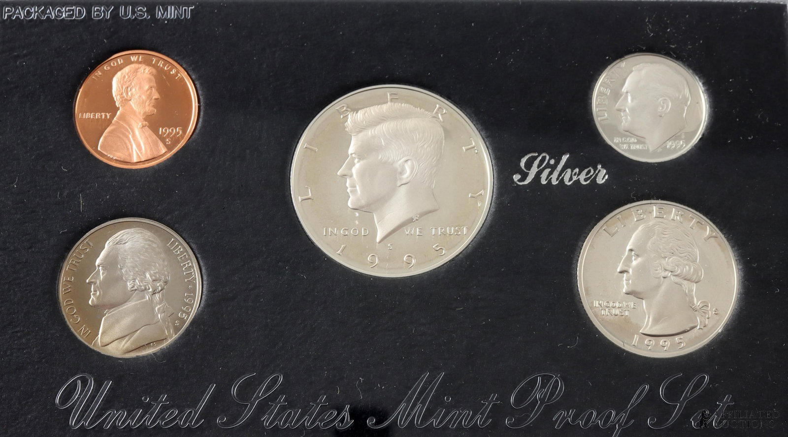 Three (3) 1995 - 97 US Silver Coin Proof Set - 3