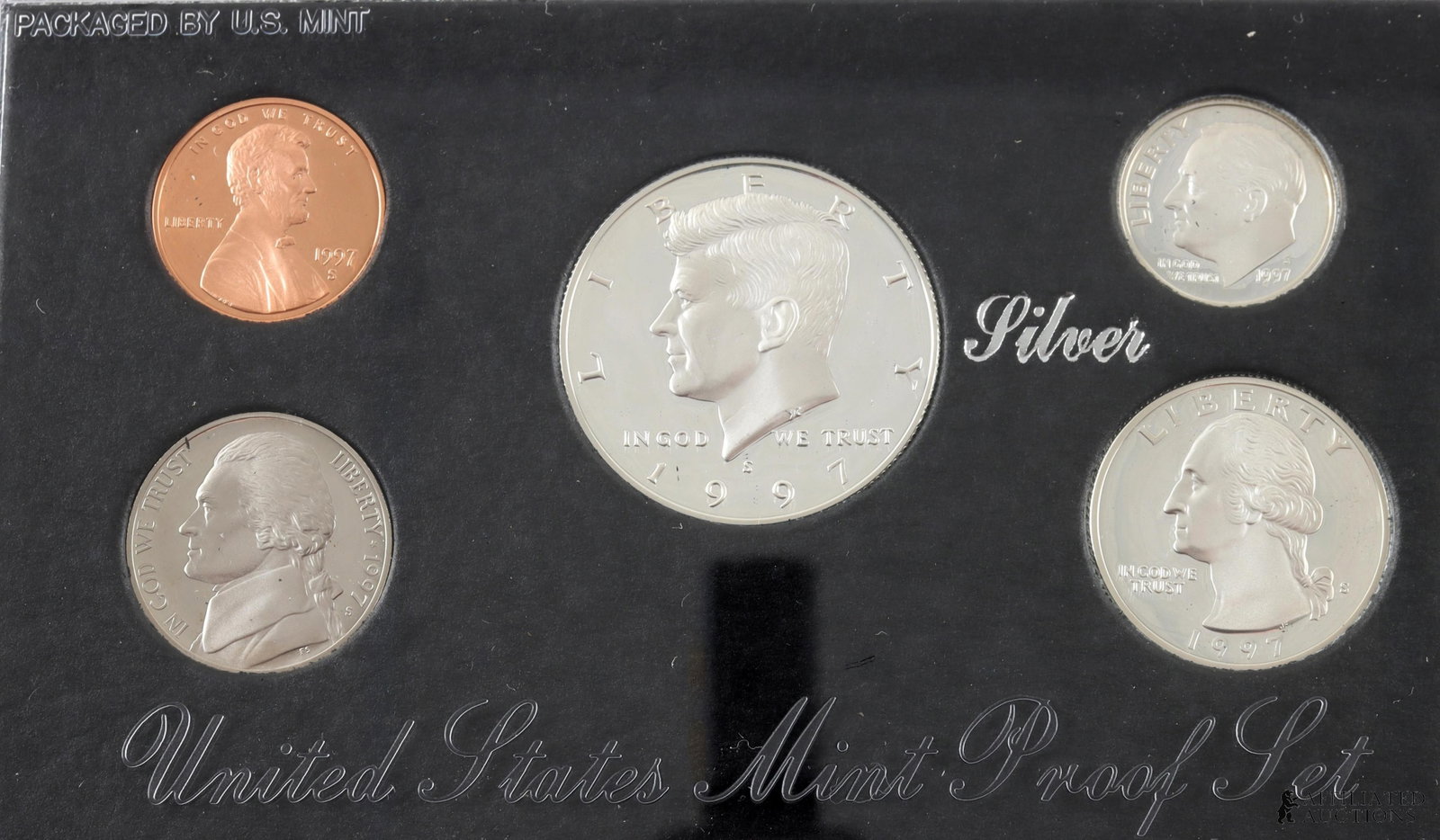 Three (3) 1995 - 97 US Silver Coin Proof Set - 4