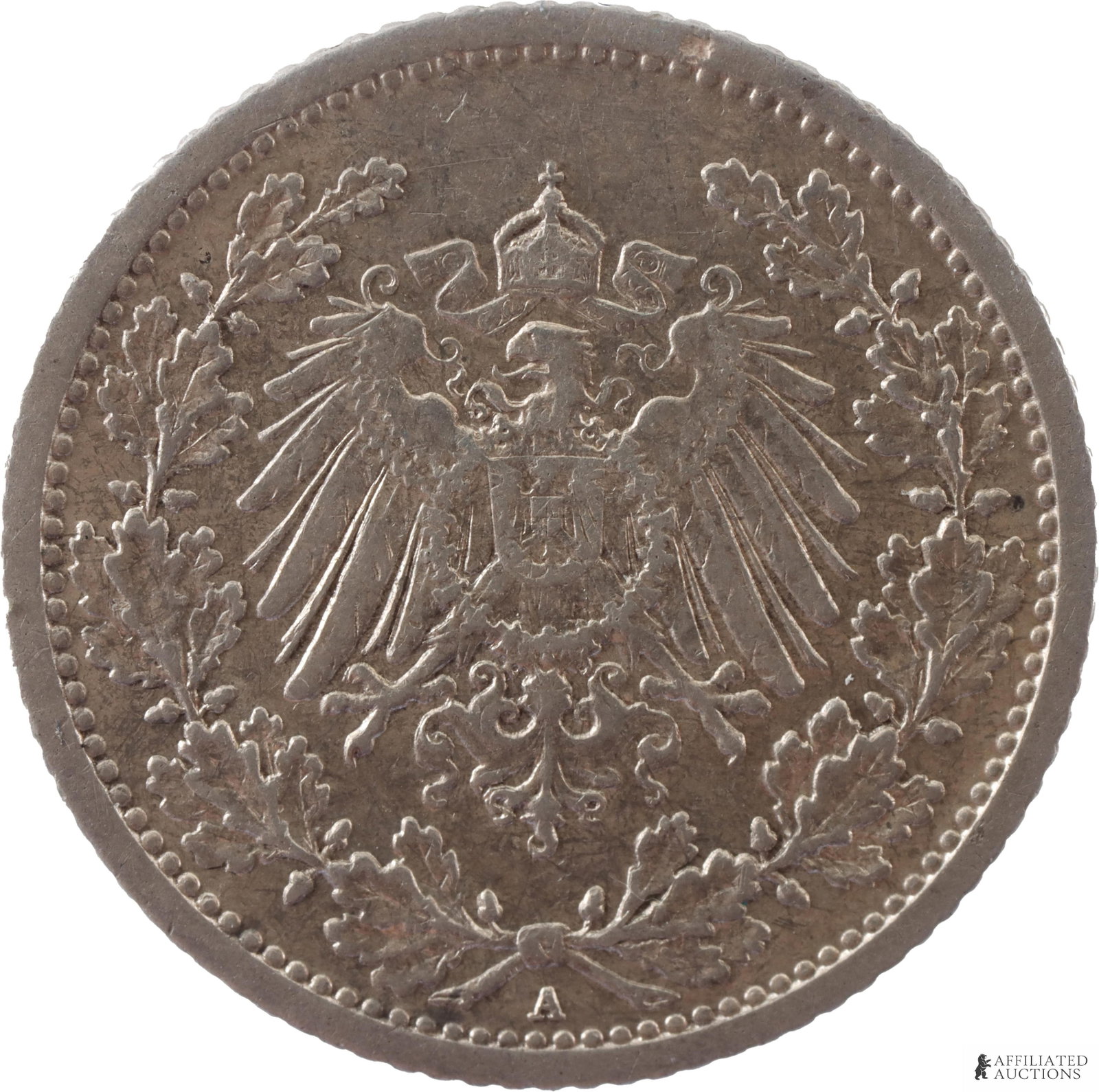 1907-A German Silver 1/2 Mark - 2