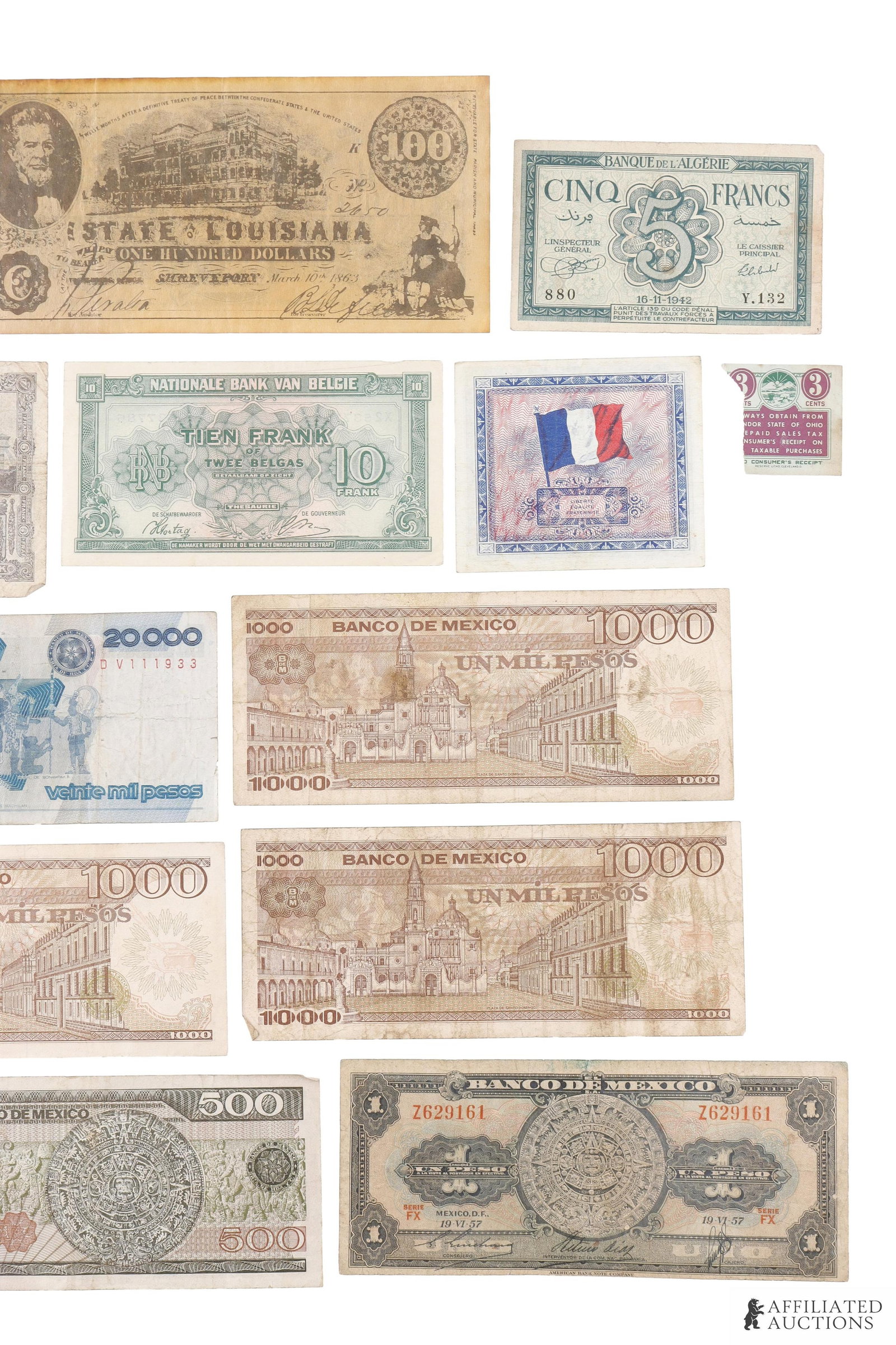 Assorted Paper Currency From Multiple Countries - 3