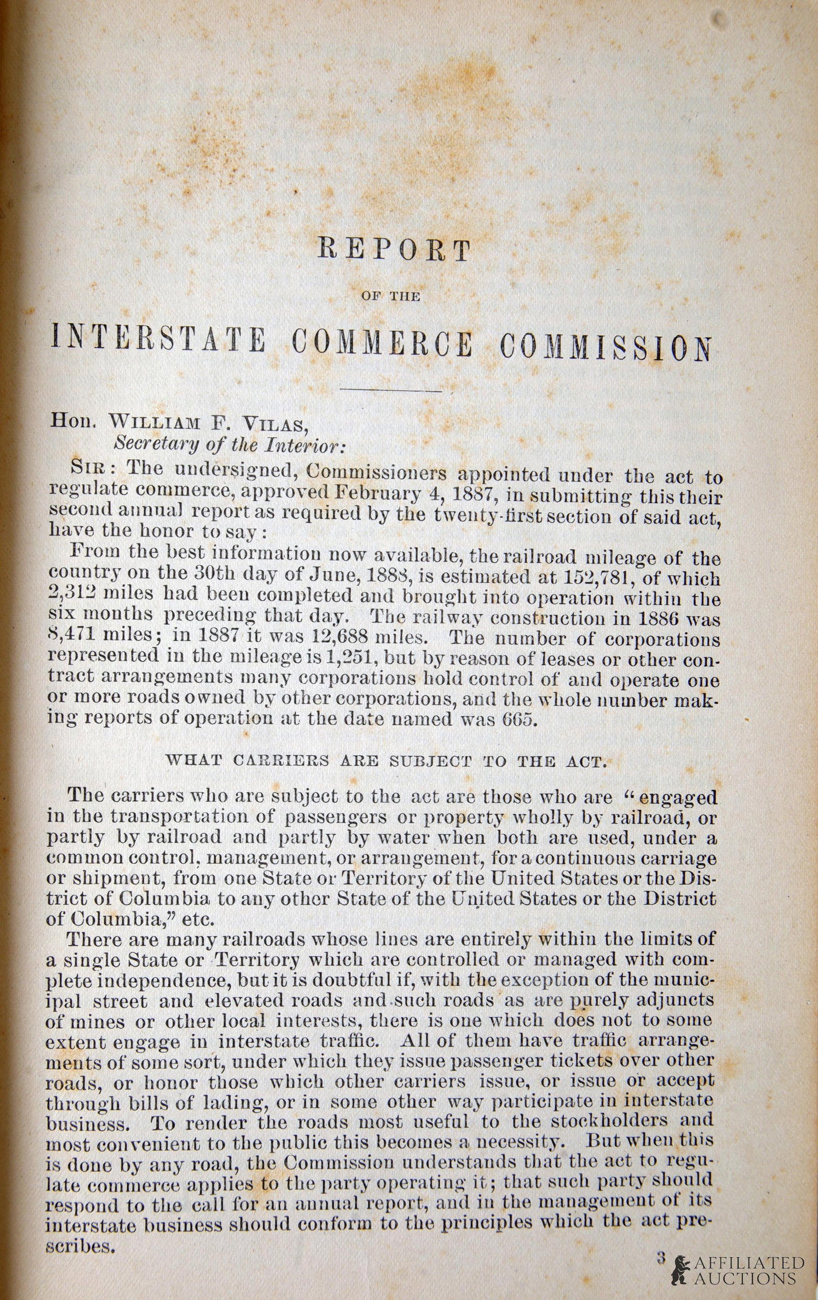 Second Report Interstate Commerce Commission - 5