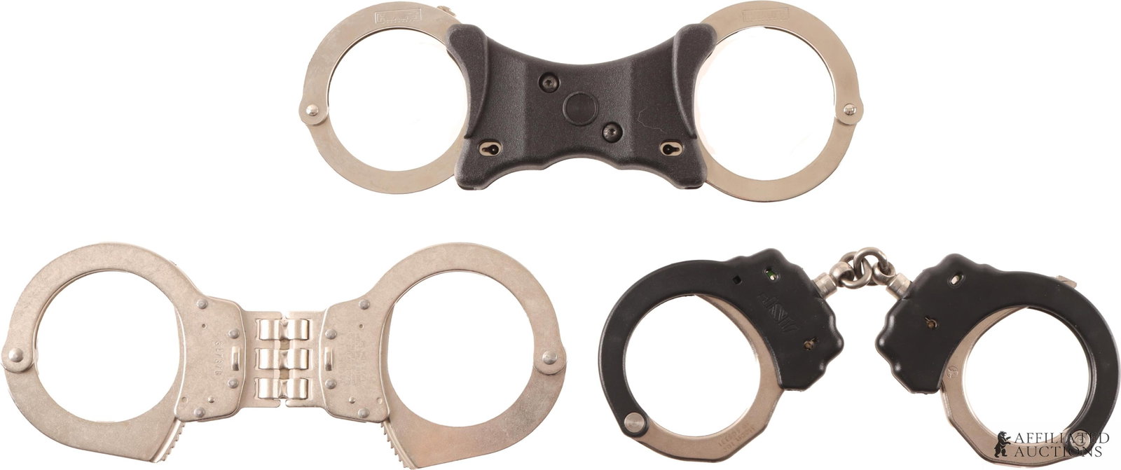 Lot of 3 Handcuffs Hiatt Smith & Wesson JSV (1 of 9)