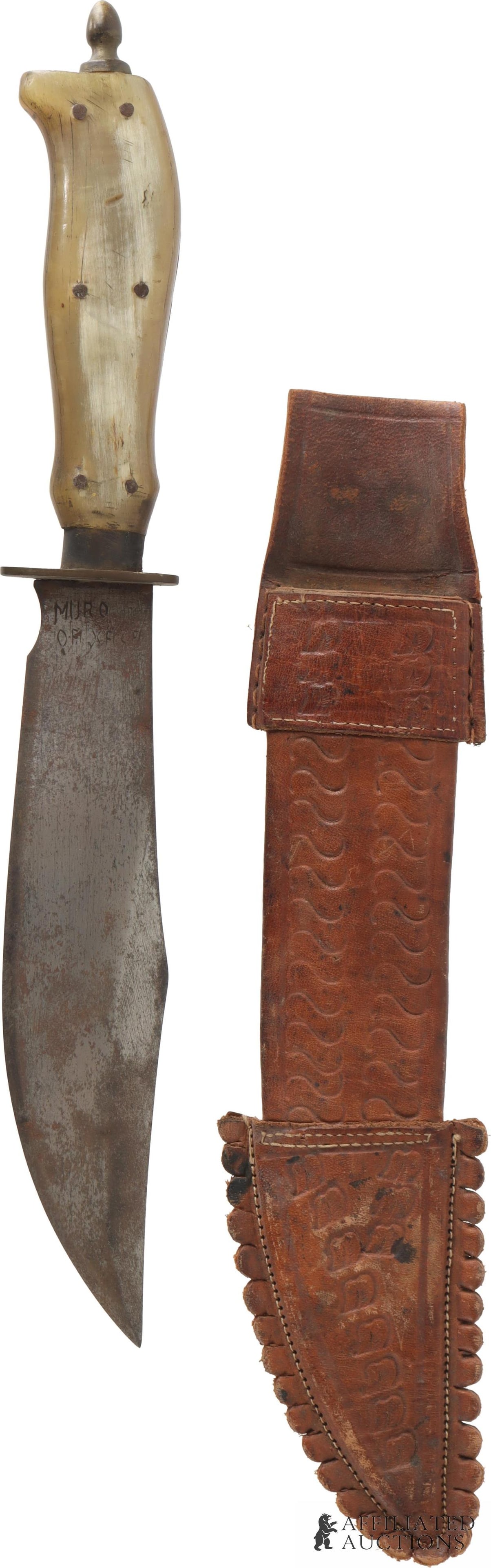 Muro Oaxaca Mexican Bowie Knife With Scabbard (1 of 4)