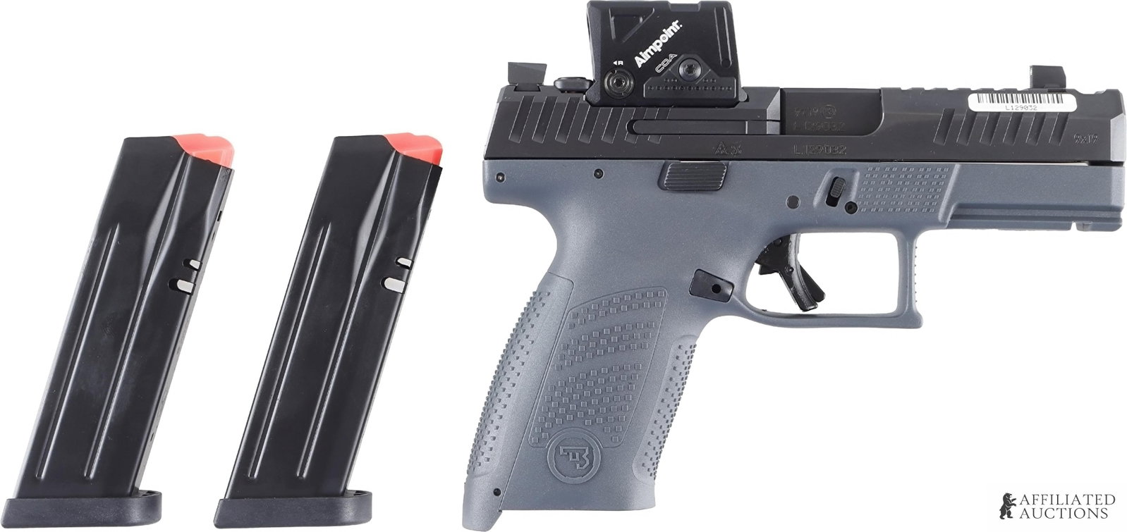 CZ P-10C PORTED 9mm Pistol W/ Aimpoint COA Red Dot (1 of 7)