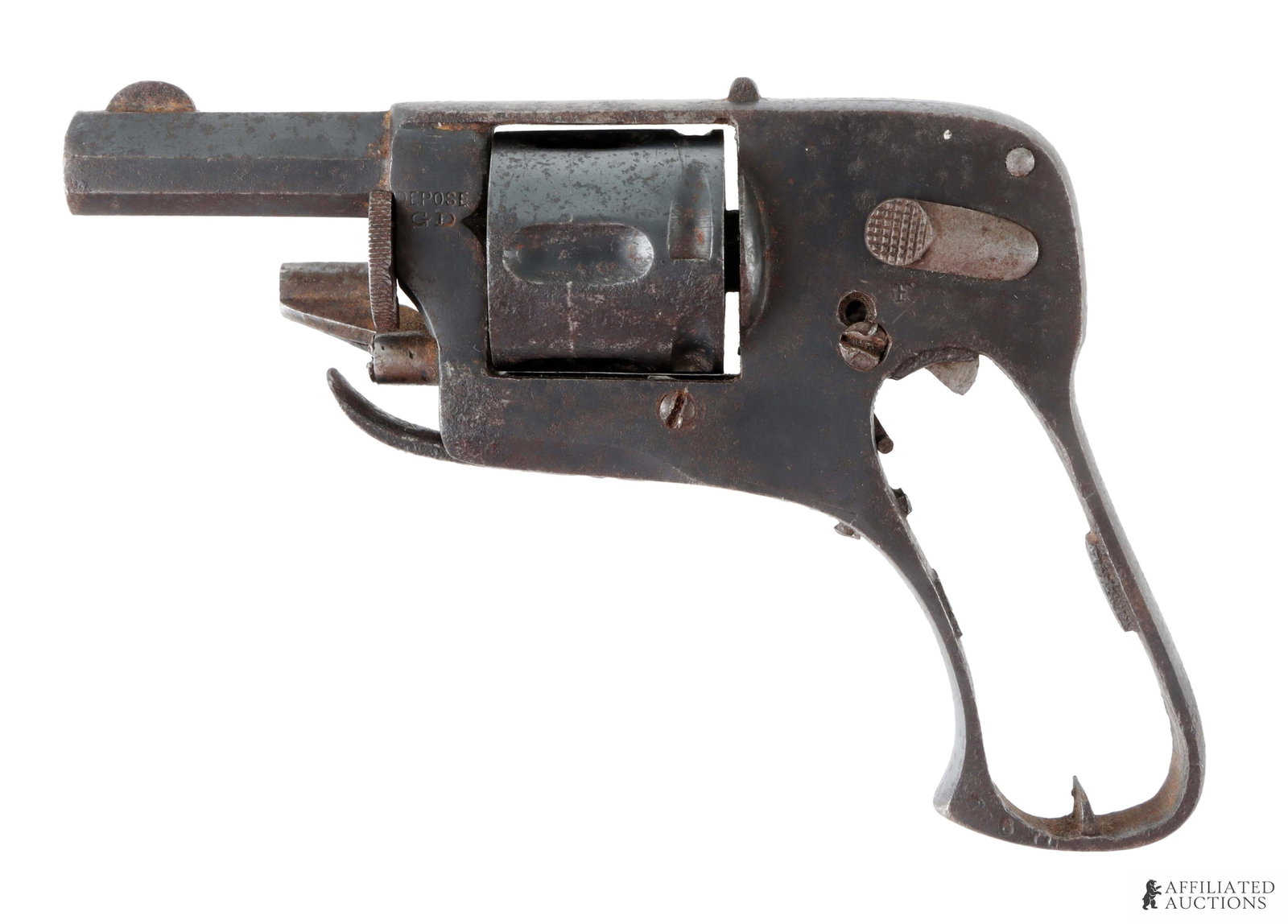 Belgian Velo Dog 6mm Folding Trigger Revolver (1 of 6)