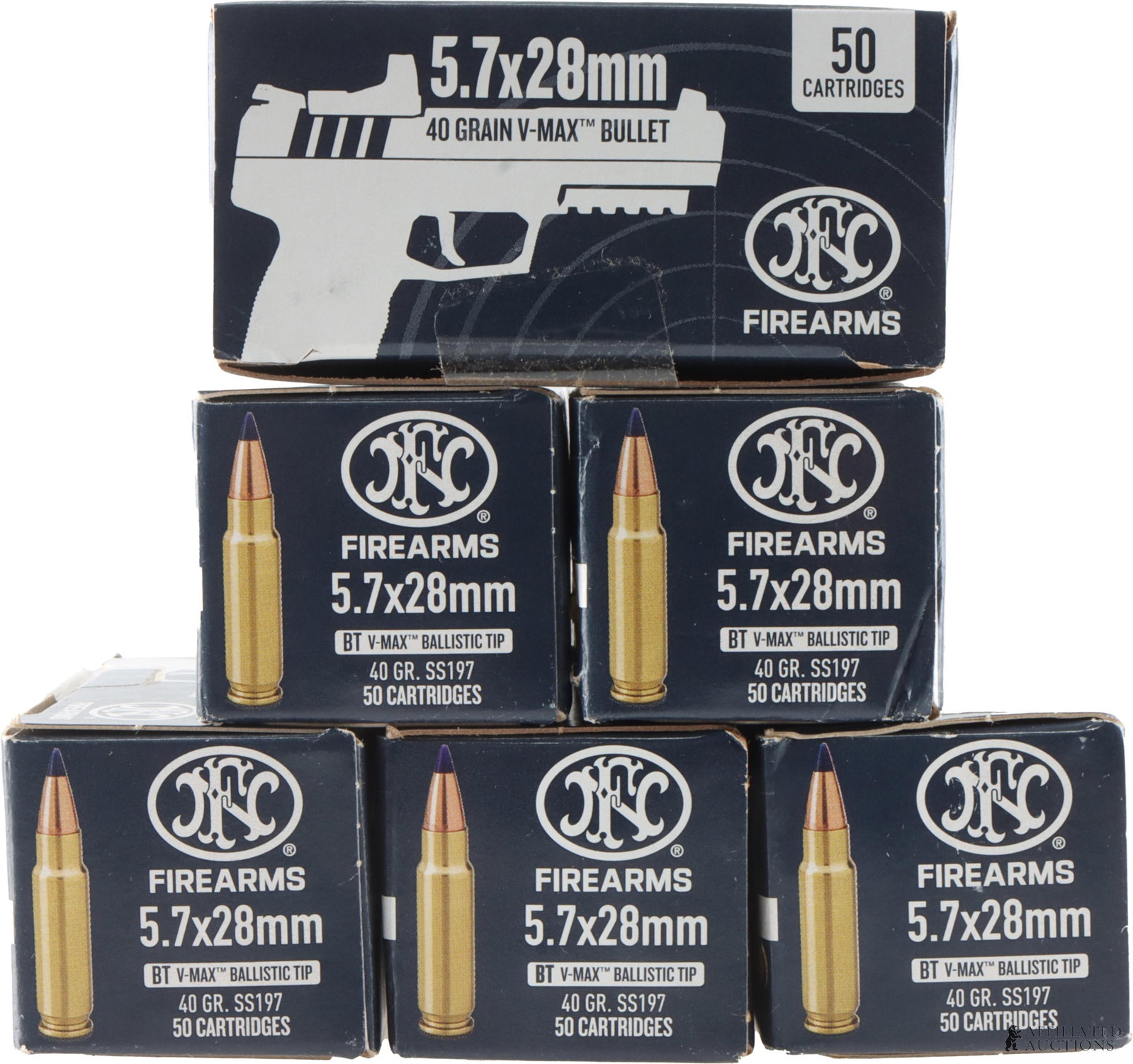 300 Rounds 5.7 X 28mm FN Ammo (1 of 2)