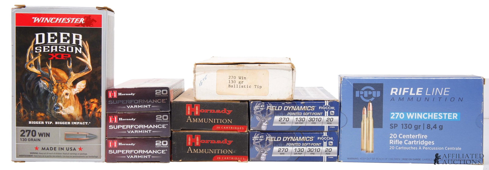 200 Rds .270 Win .222 Rem & 6.8mm SPC Rifle Ammo (1 of 14)