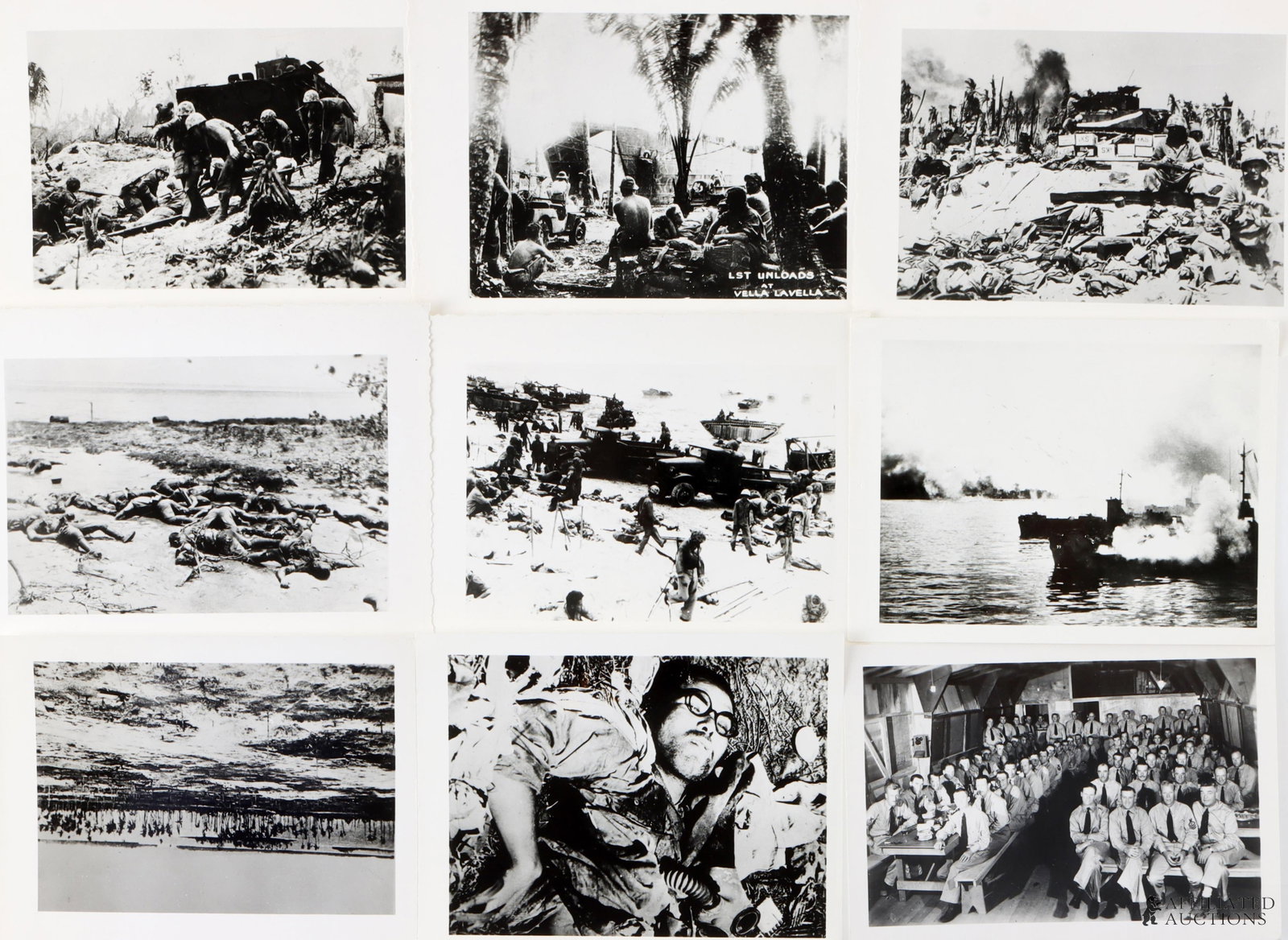 WWII 1940s Photographs Pacific Lot of 9 (1 of 5)