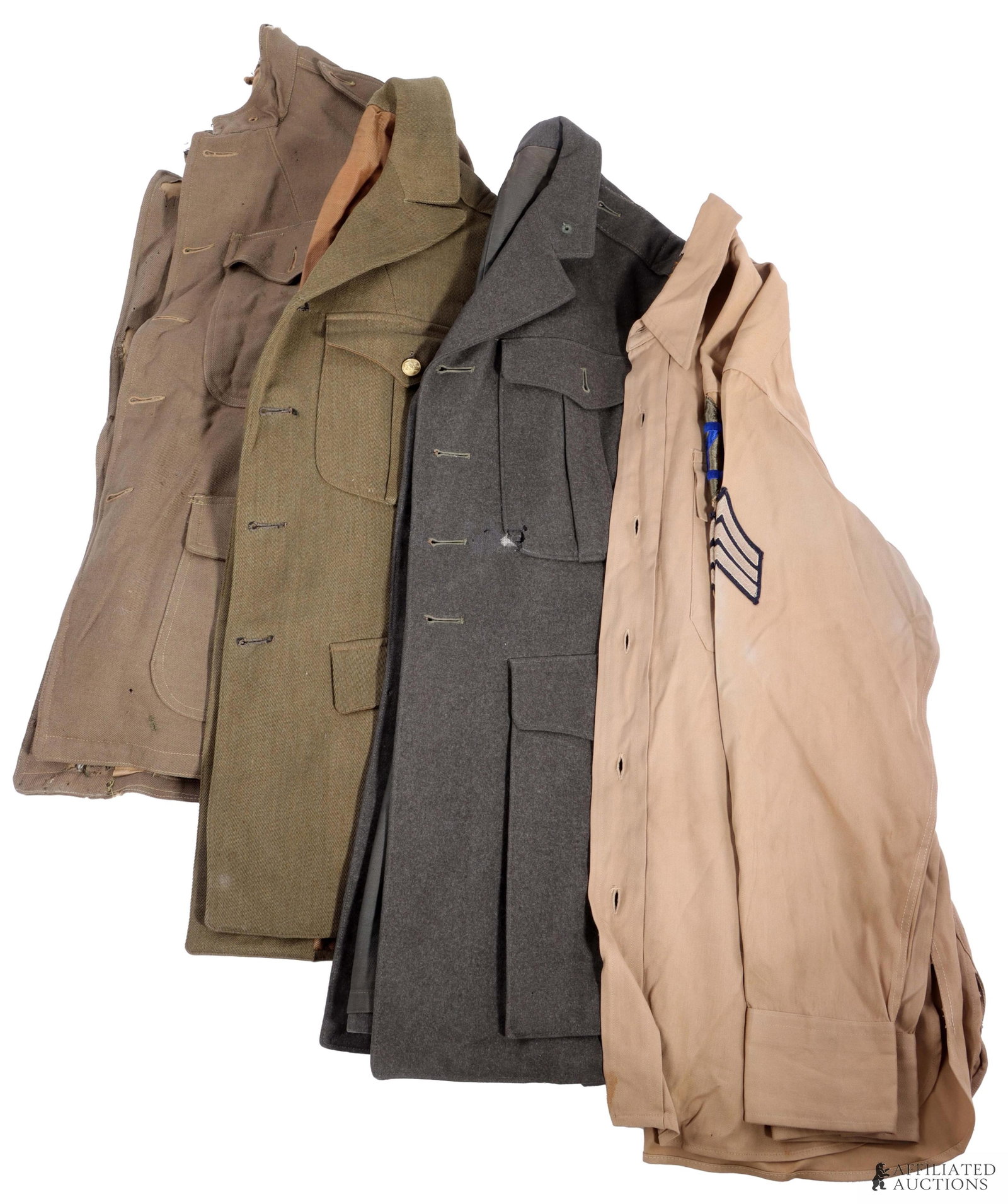 British BDU US Field Jacket Uniform Lot of 4 Pcs (1 of 13)