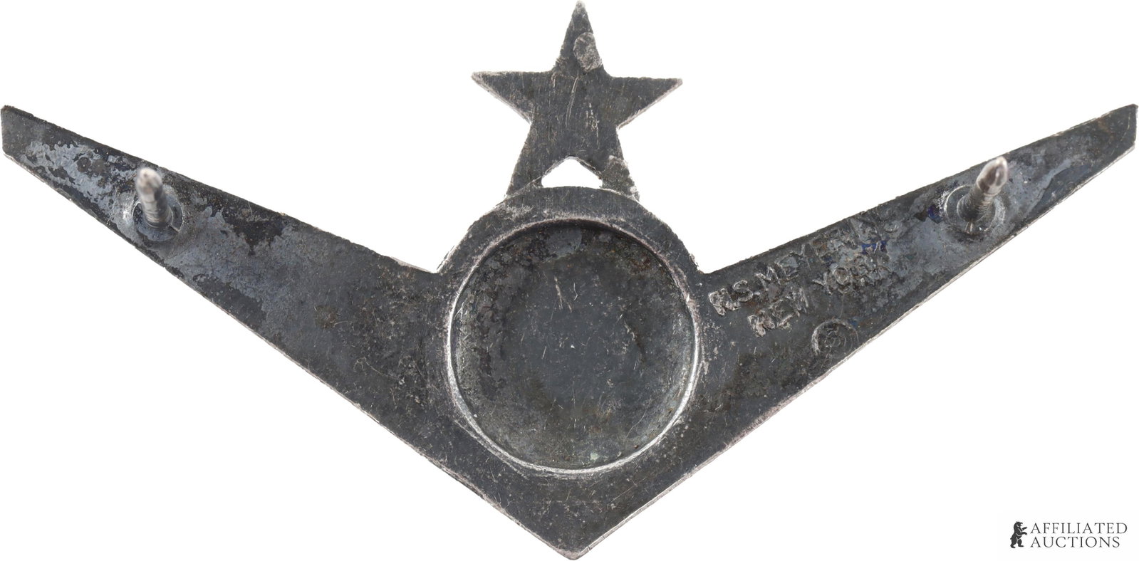 USAF ROTC Flight Pilot Badge With Star - 2