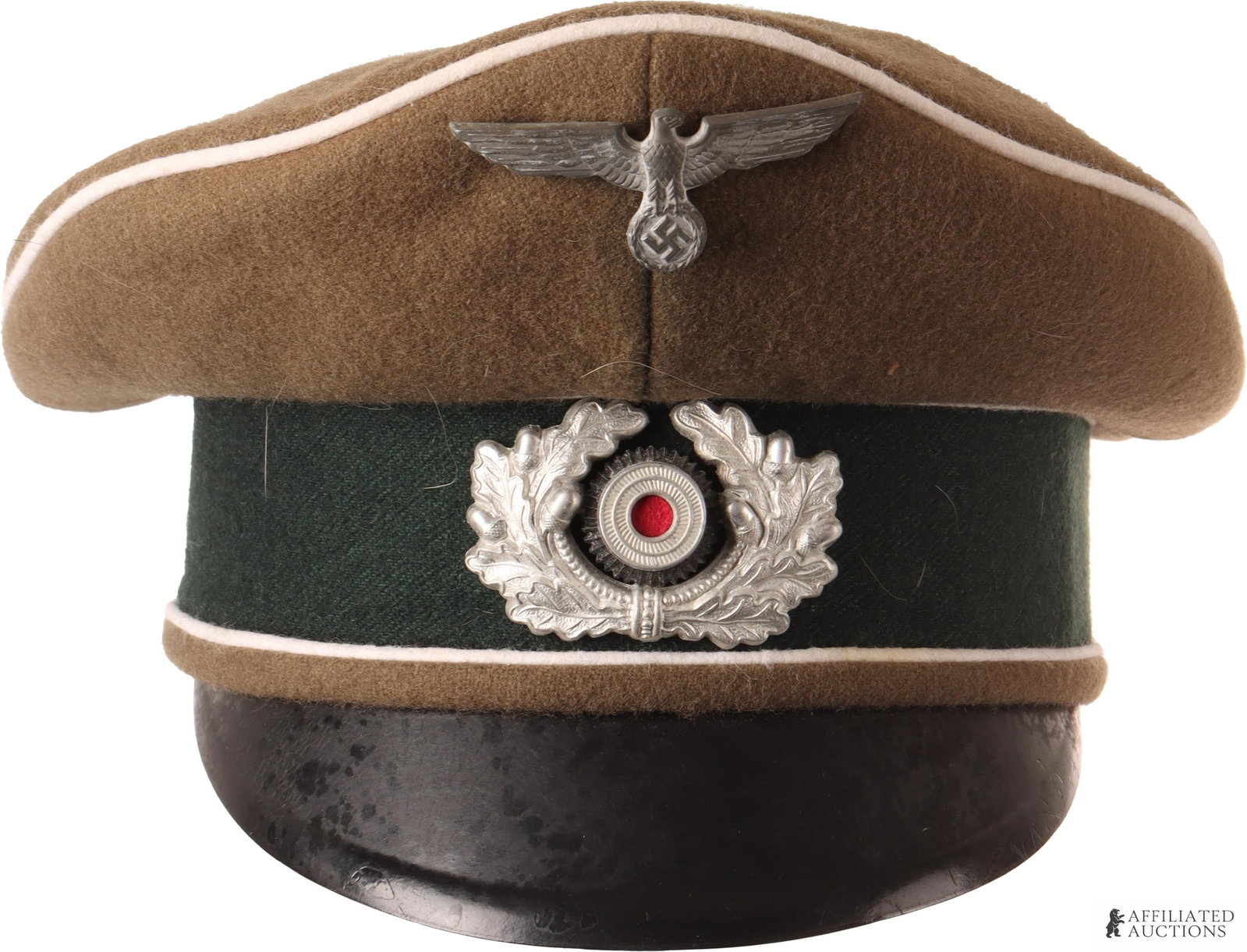 WWll German Infantry officer Visor Cap