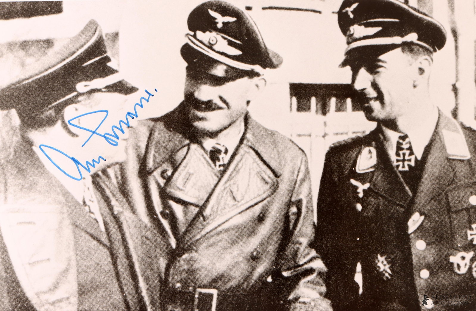 WWII German Fighter Ace Adolf Galland Autograph (1 of 2)