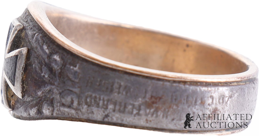 1914 DHG Iron Cross Ring. - 3