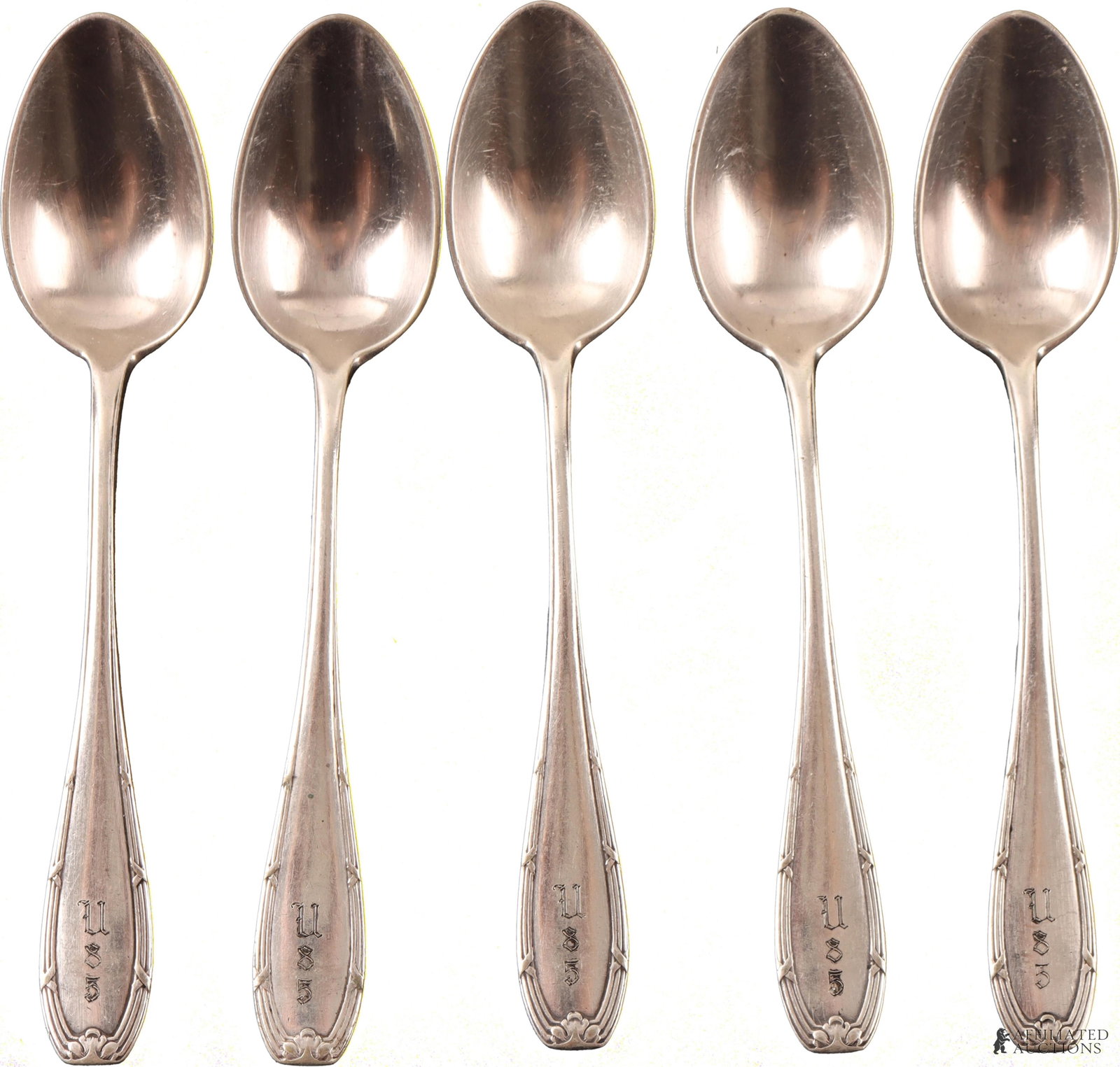 Kriegsmarine U-Boat 85 Silver Plated Spoon Set (1 of 4)