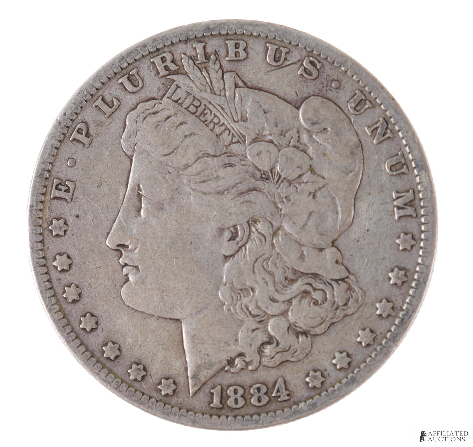 1884 Morgan Silver Dollar US Coin (1 of 2)