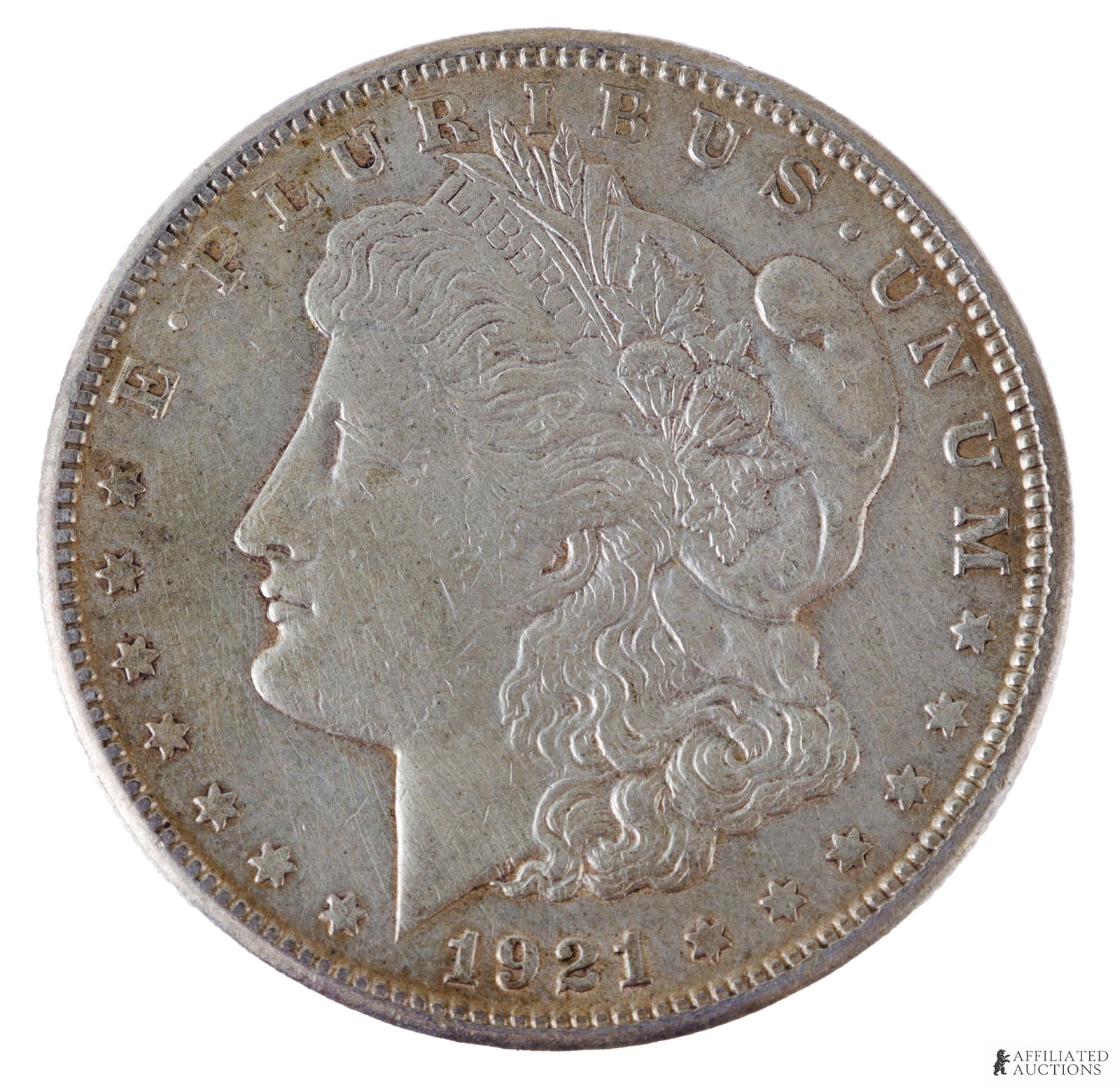 1921 Morgan Silver Dollar US Coin (1 of 2)