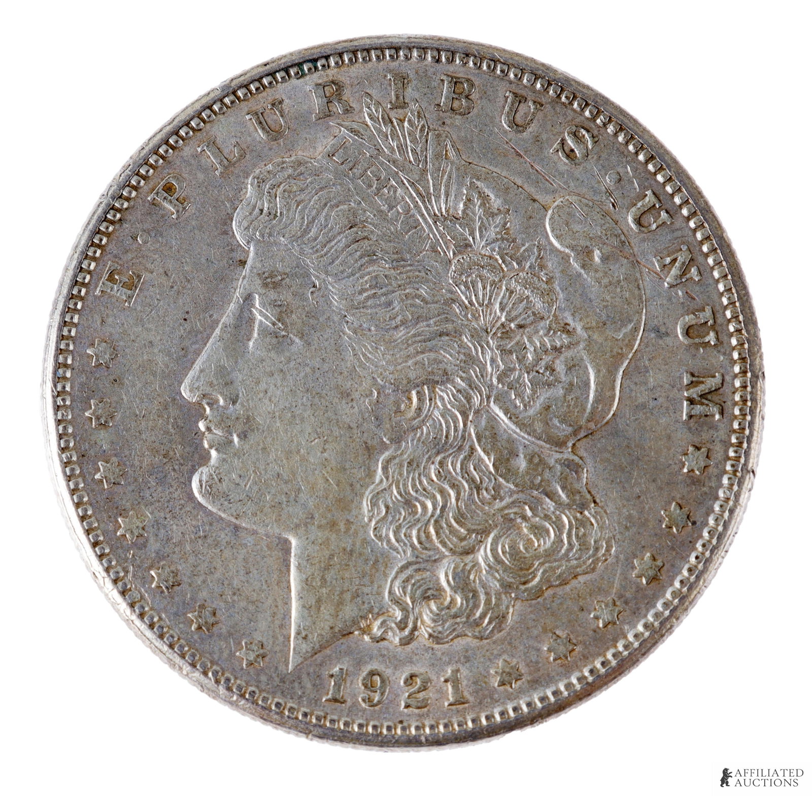 1921 Morgan Silver Dollar US Coin (1 of 2)