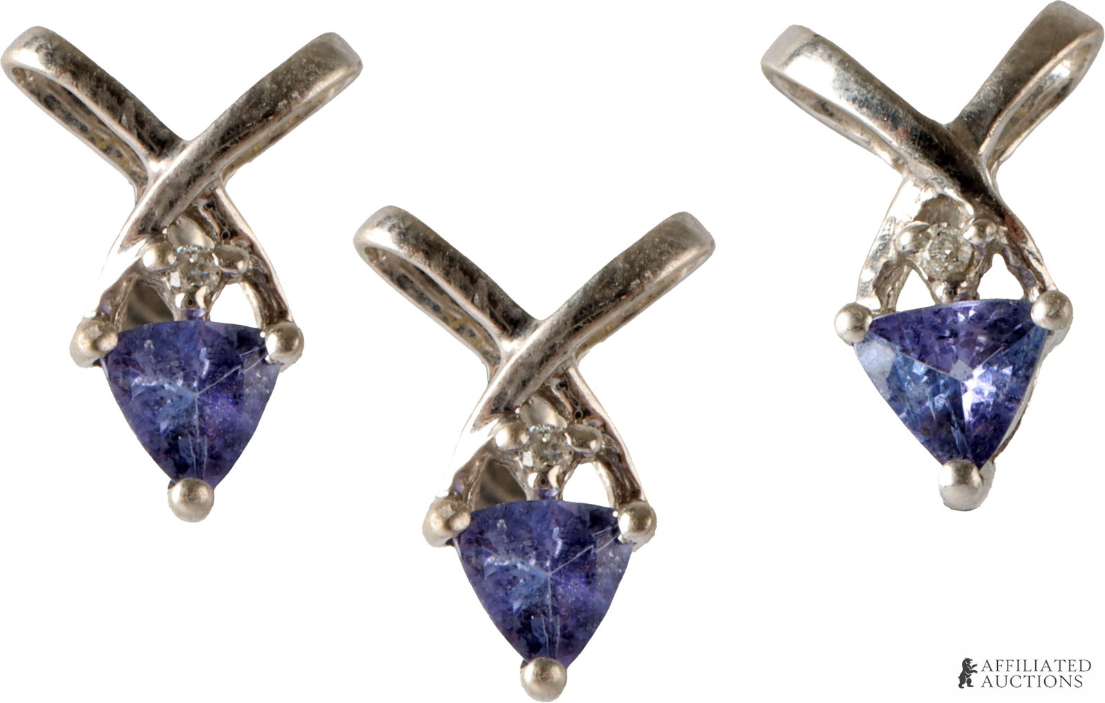 Asher Jewelry Co. Tanzanite Jewelry Set 14K Gold (1 of 2)