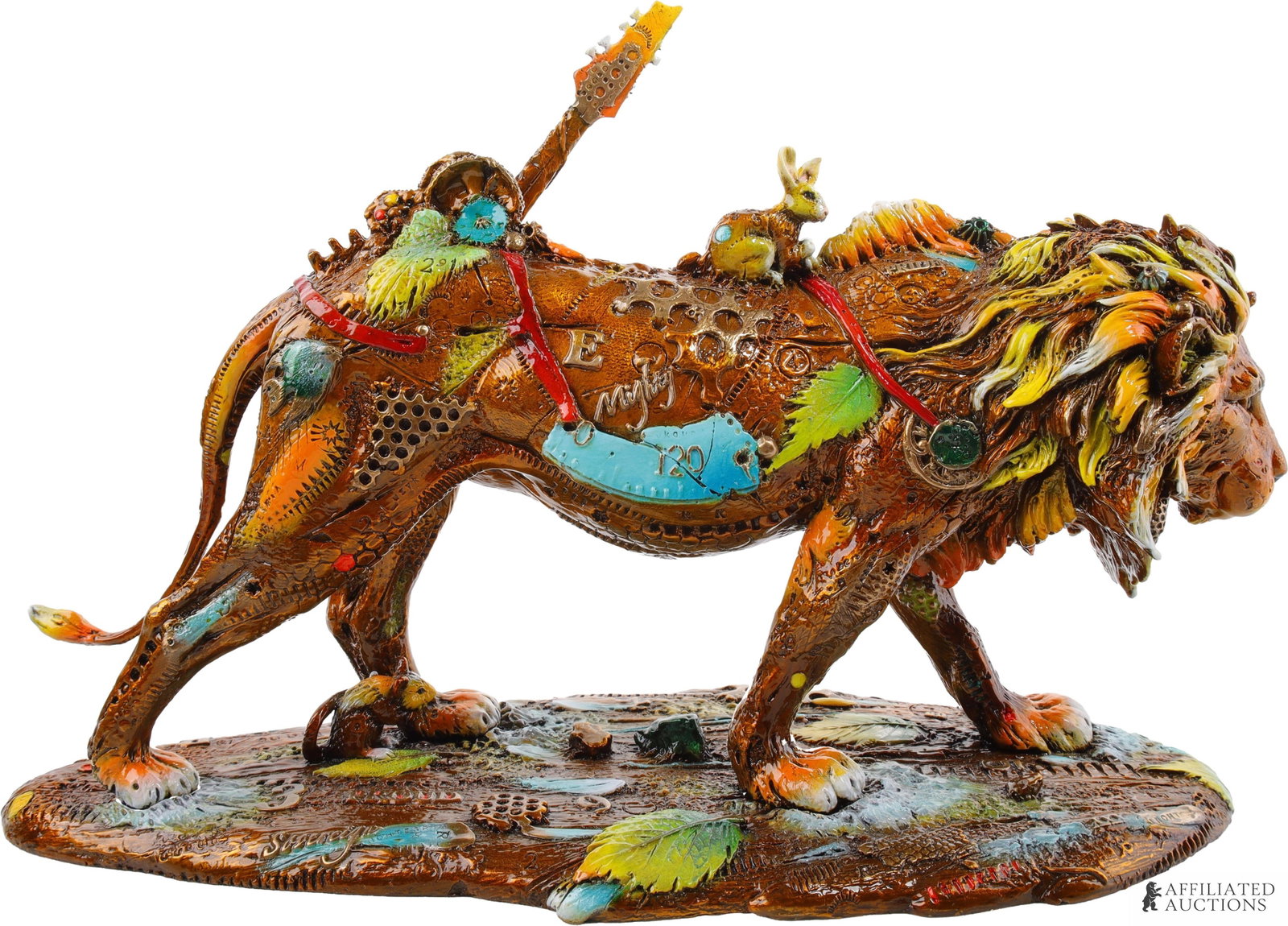 Nano Lopez Leonardo the Lion Bronze Statue (1 of 5)