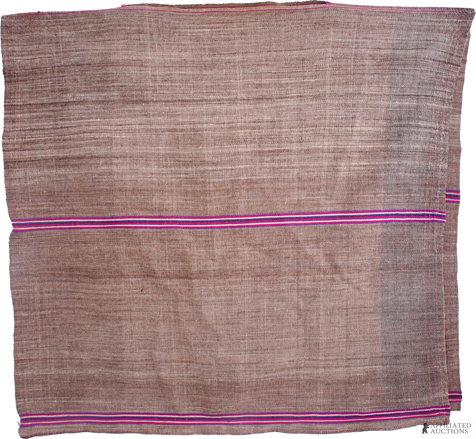 Antique Handmade Cowboy Poncho: A poncho, appears to be late nineteenth or early twentieth century. Appears to have been made for either a very slight man or a large child. 26 inches across, 48 inches wide, 11.5 inch neck hole.