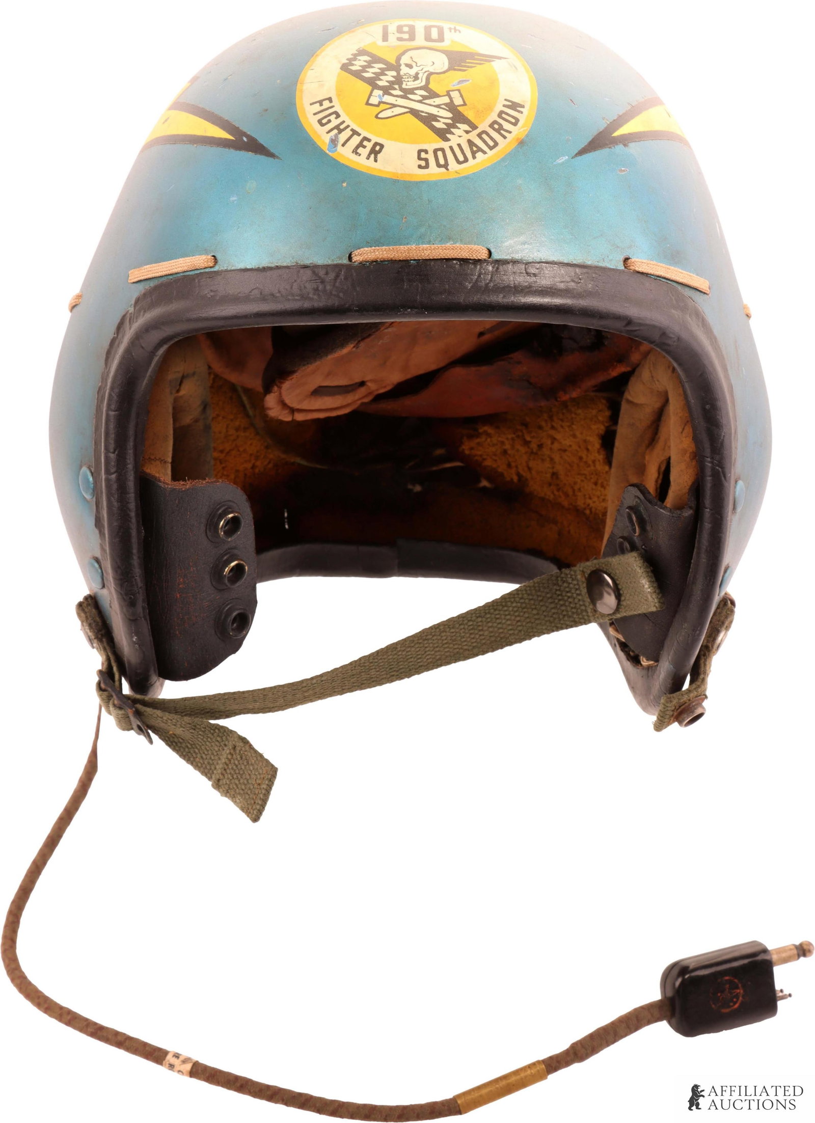 US Air Force P-1A Fighter Pilot Helmet 190th FS (1 of 14)
