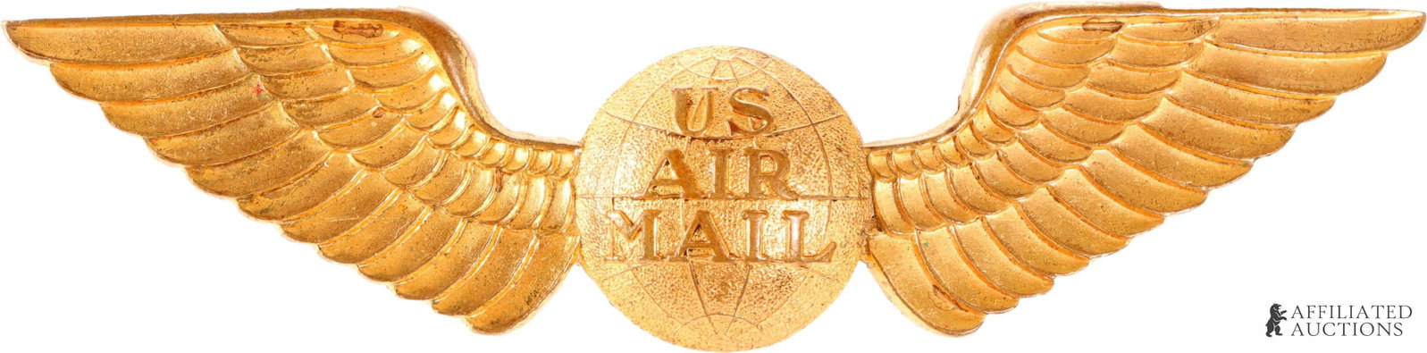 Interwar US Air Mail Pilot Wings Insignia 89mm (1 of 2)