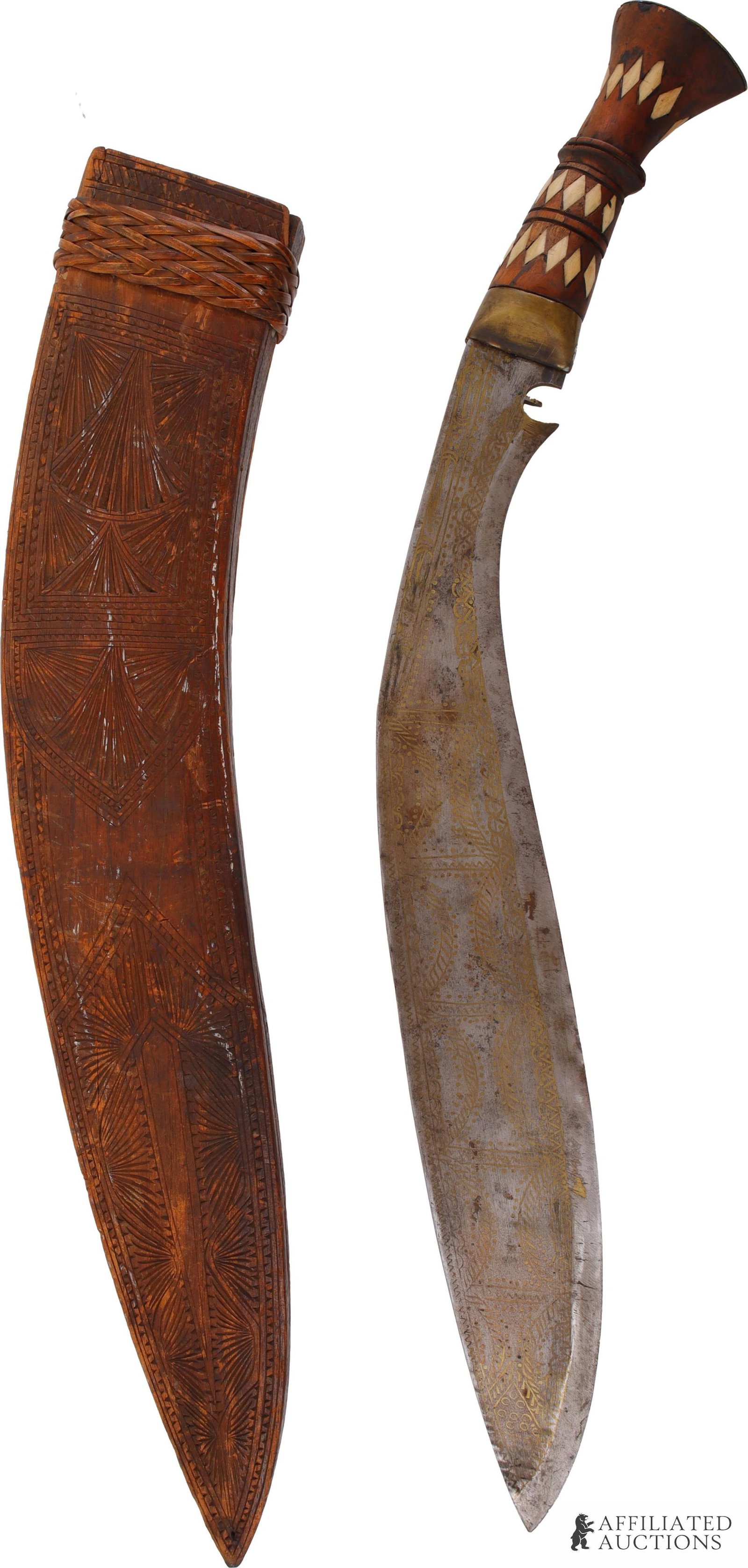 Giant Presentation Kukri in Wood Sheath (1 of 6)