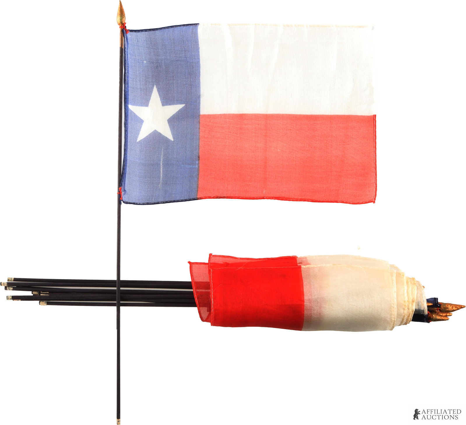 Texas Lone Star Flags Parade Flags Lot of 12 (1 of 2)