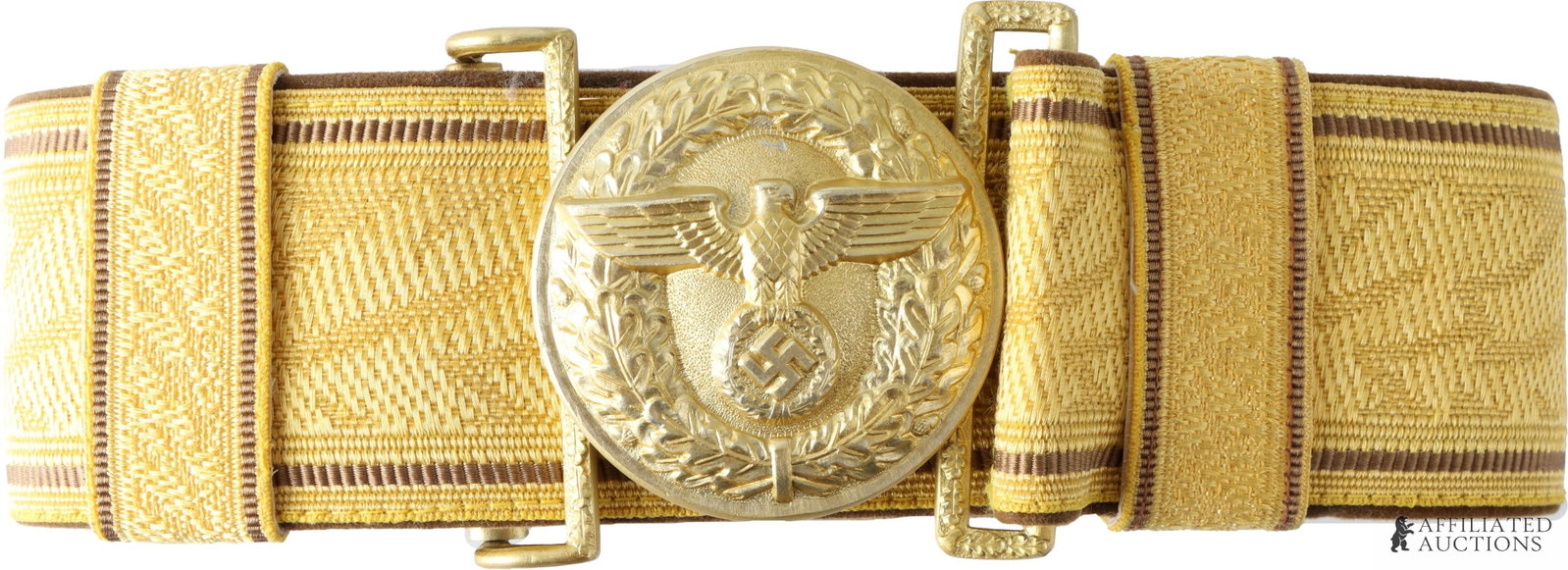 Political Leaders Brocade Belt Buckle WWII German (1 of 5)