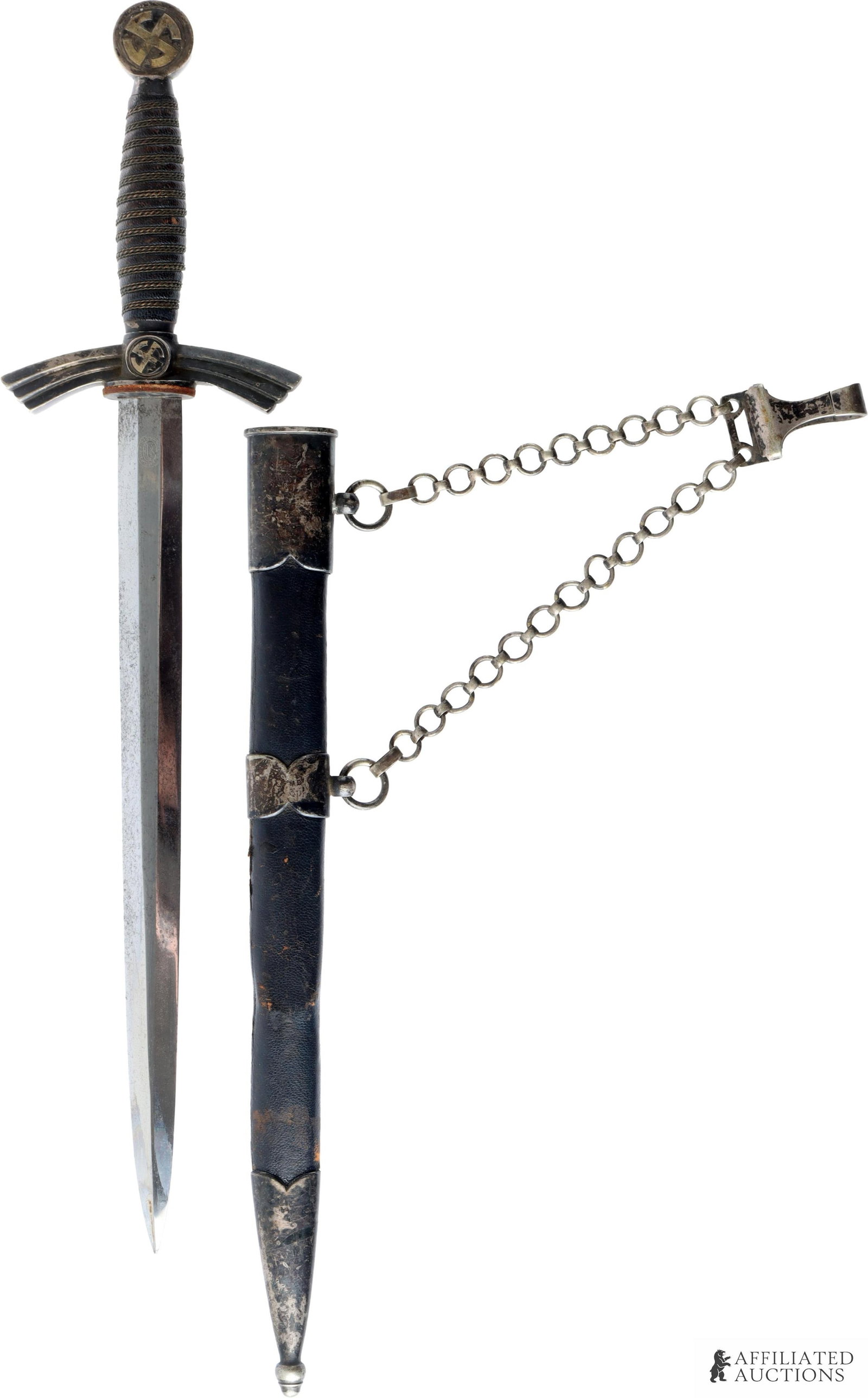 Luftwaffe Transitional Model 1 Dagger WWII German - 2