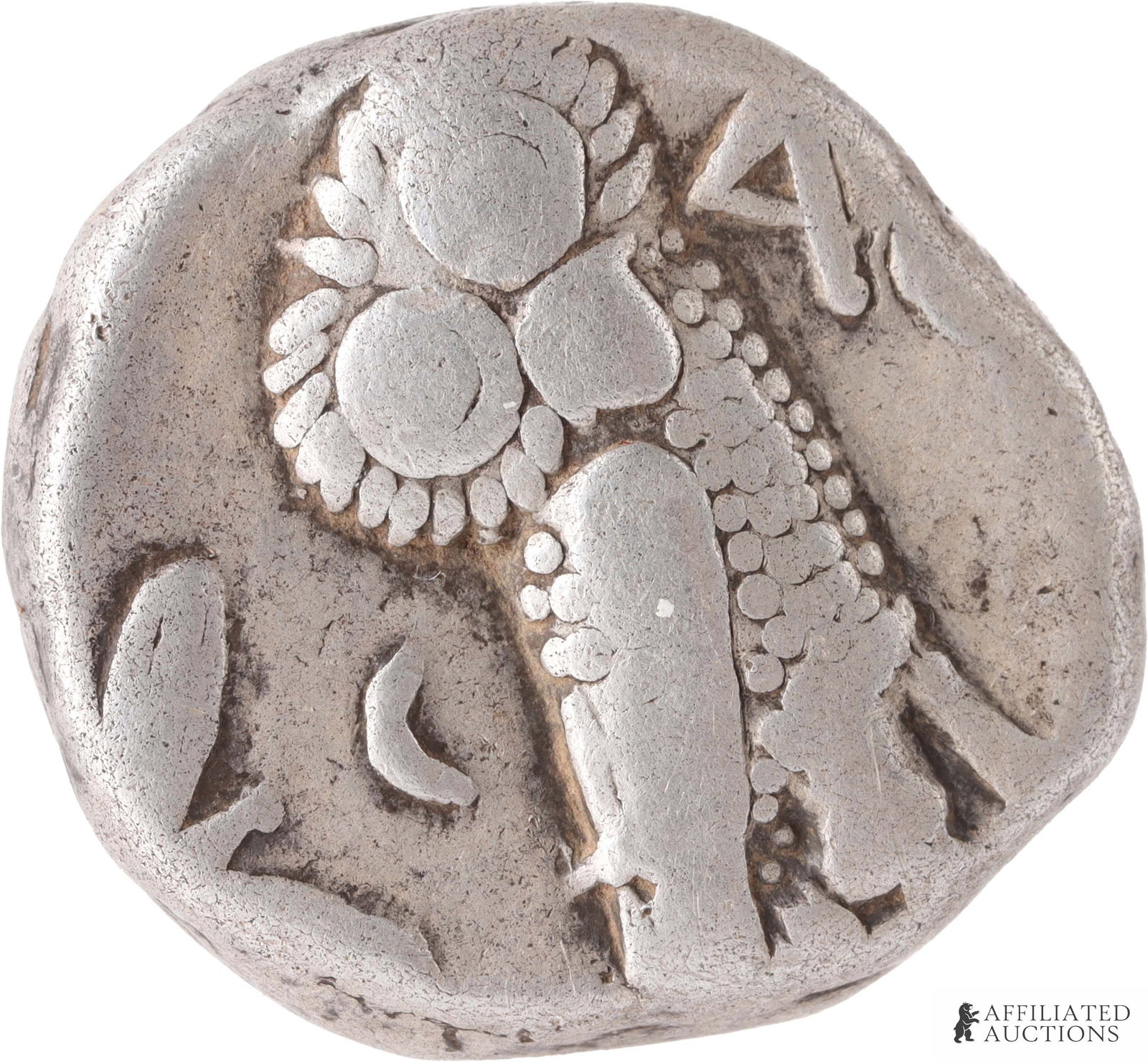 440-404 BC Attica Athens Silver Owl Tetradrachm Coin (1 of 2)