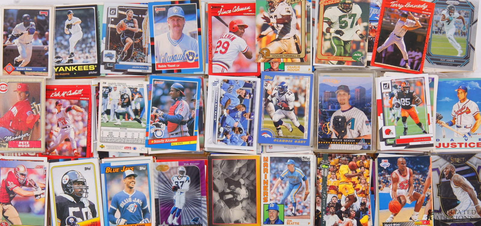 Five Pounds Sports and Trading Cards Unsearched: An unsearched, five pound bag of sports and trading cards.
