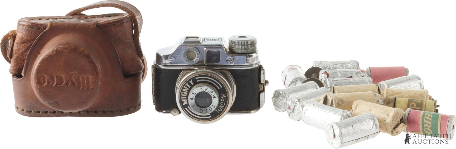 Toko PW Mighty Spy Camera W/ 16 Film Rolls & Case (1 of 4)