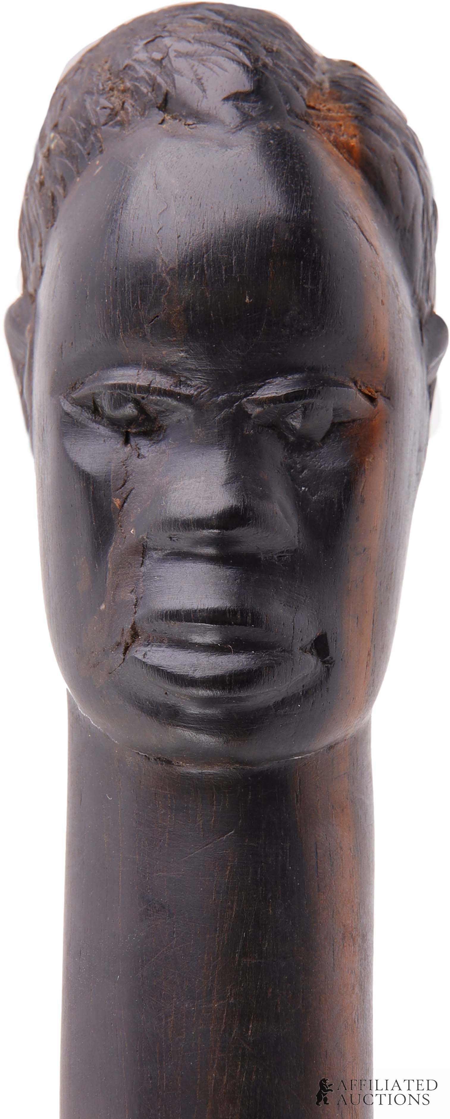 African Figural Knob Walking Stick Cane (1 of 4)