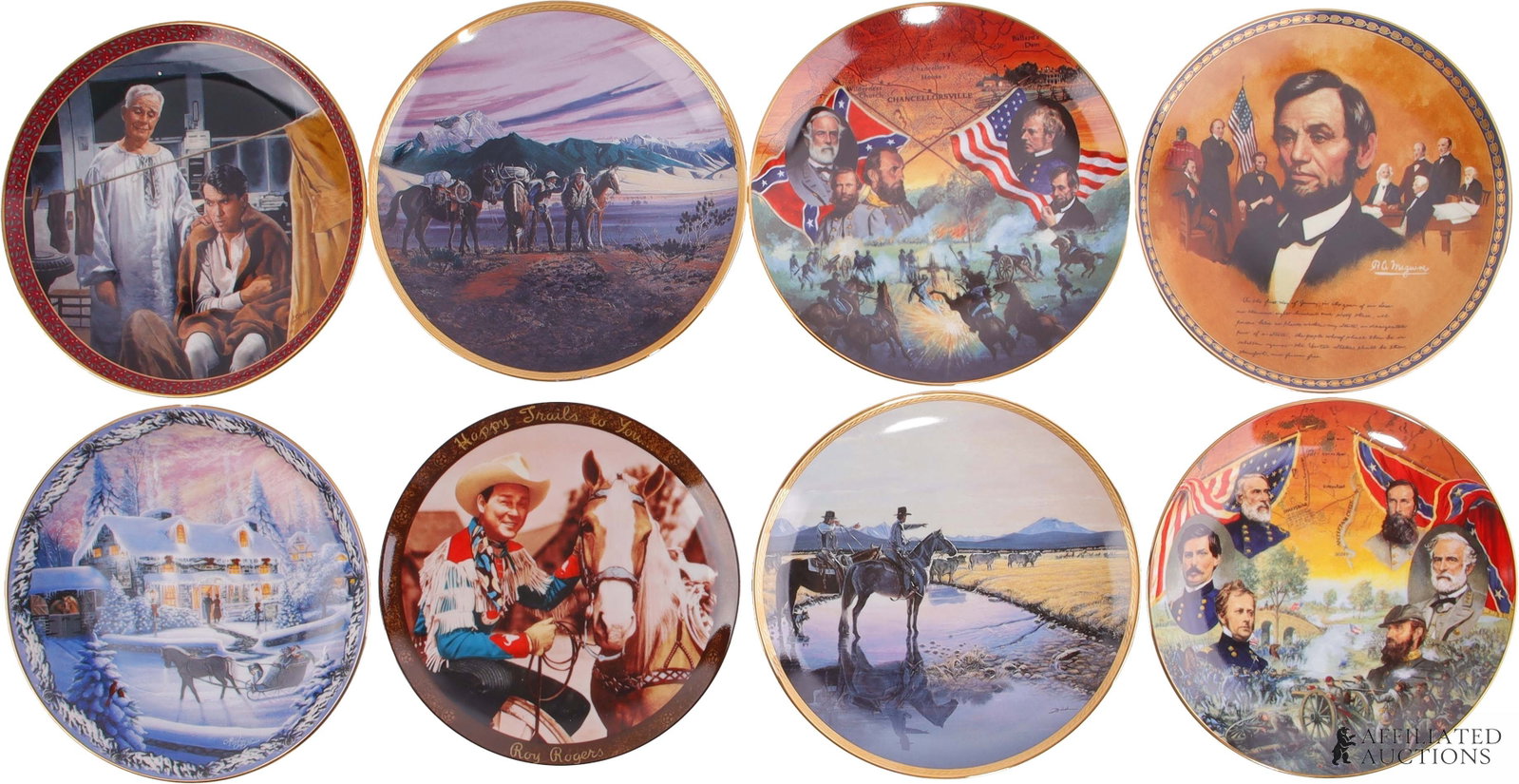 Dealer's Lot of Collectible Plates Lot of 8 (1 of 8)