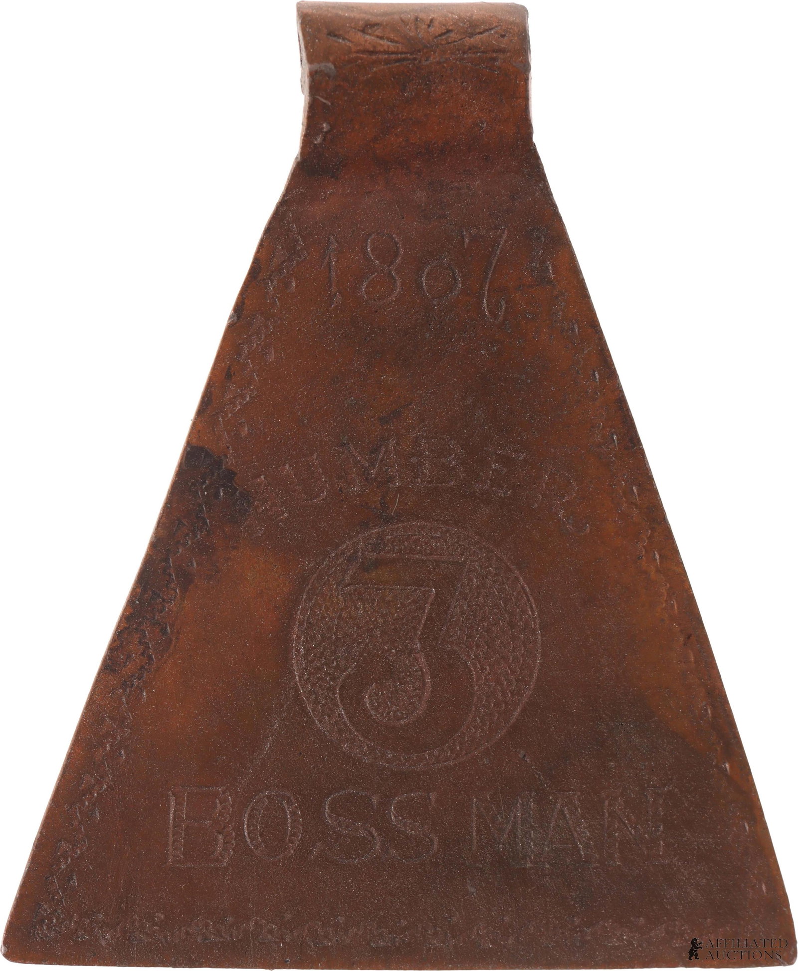 Chatham Plantation Slave Tag Boss Man (1 of 2)