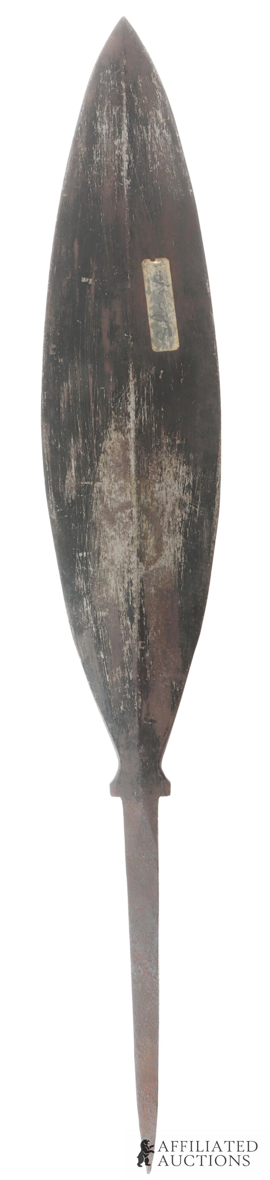 Congo Leaf Blade Tribal Dagger Wrought Iron 19th C (1 of 4)