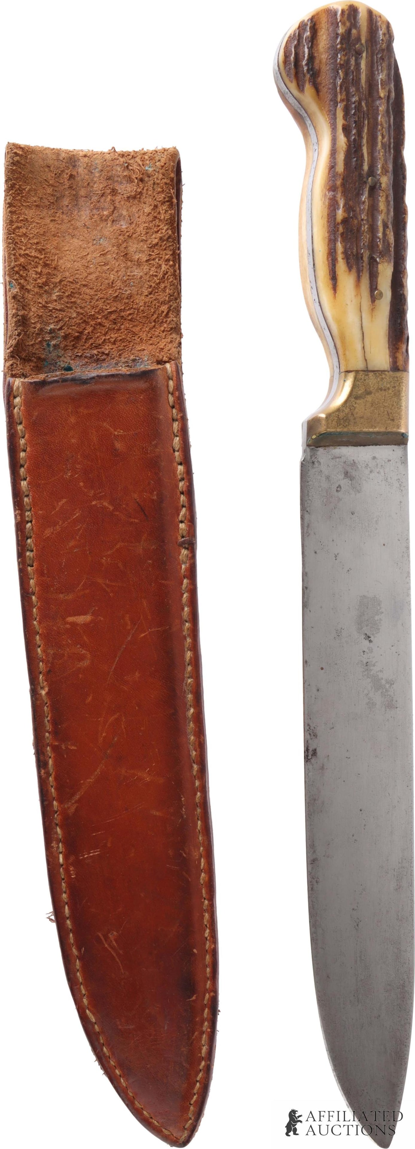 Vintage Drop Point Knife Custom Billy Watson (1 of 3)