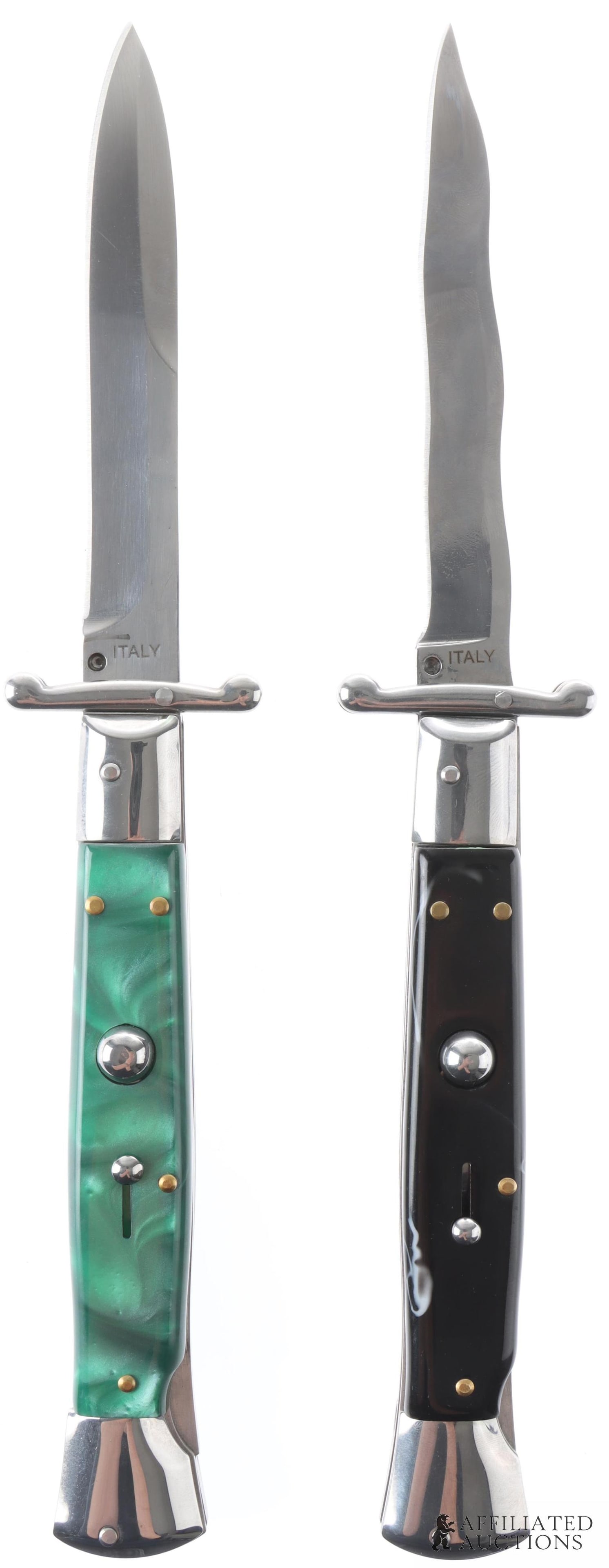 10 Inch Swing Guard Italy Switchblade 2 Knife Lot (1 of 4)