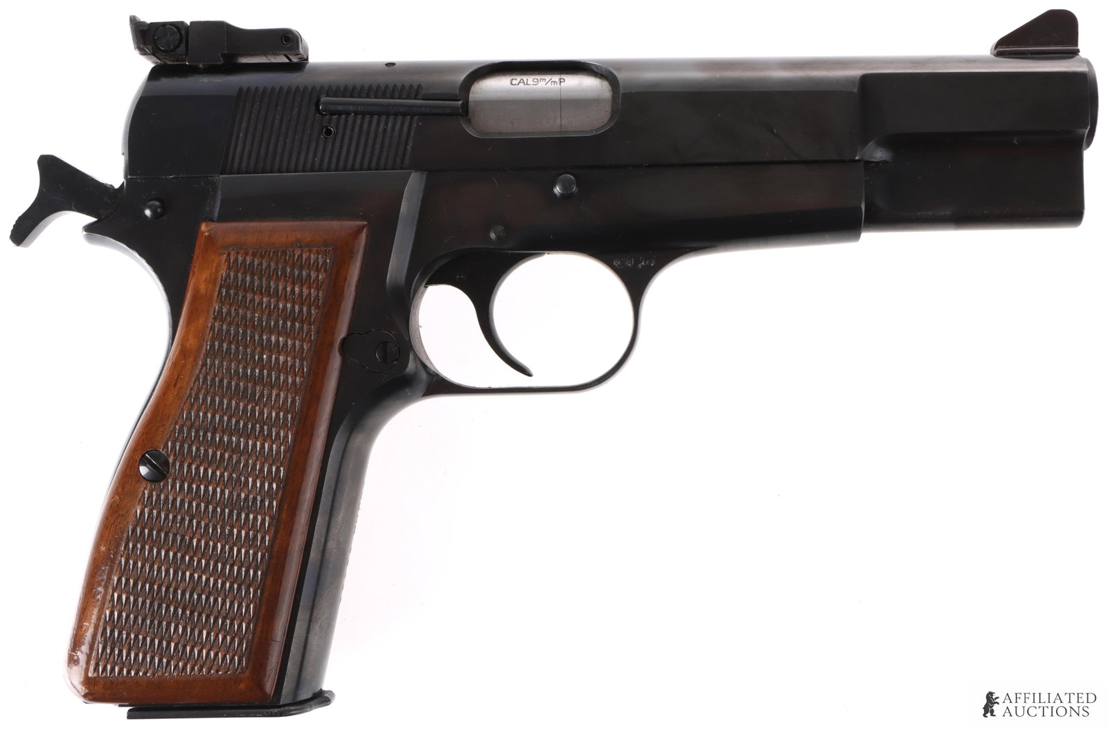 Belgian Browning Hi-Power 9mm Semi Auto Pistol (1 of 5)