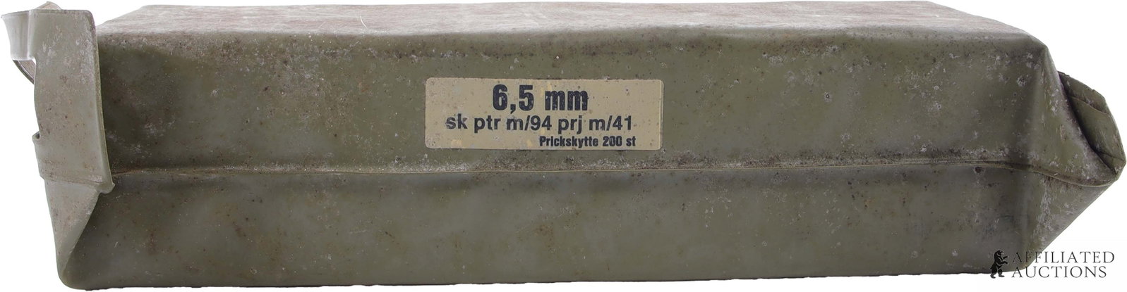200 Rds 6.5x55mm Swedish M/41 Sealed Battle Pack (1 of 3)