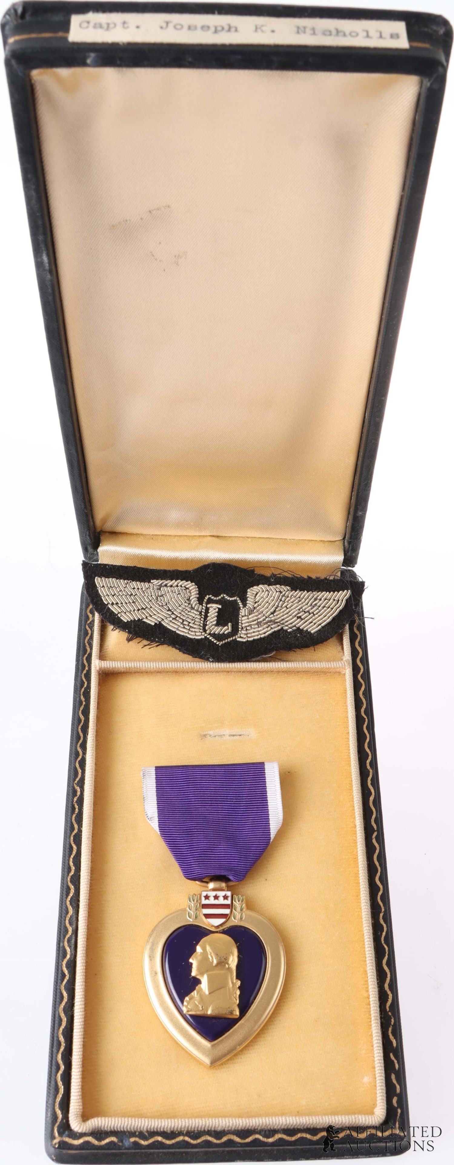 Purple Heart Medal and Pilot Wings Original Case (1 of 6)