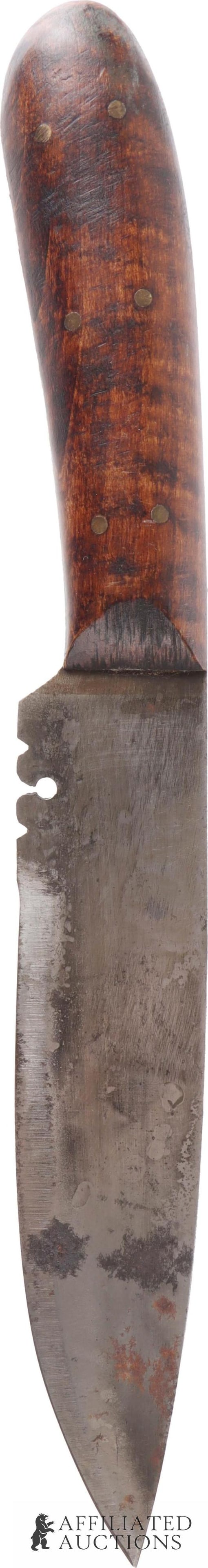 Drop Point Spanish Notch Marv Palmer Knife (1 of 3)